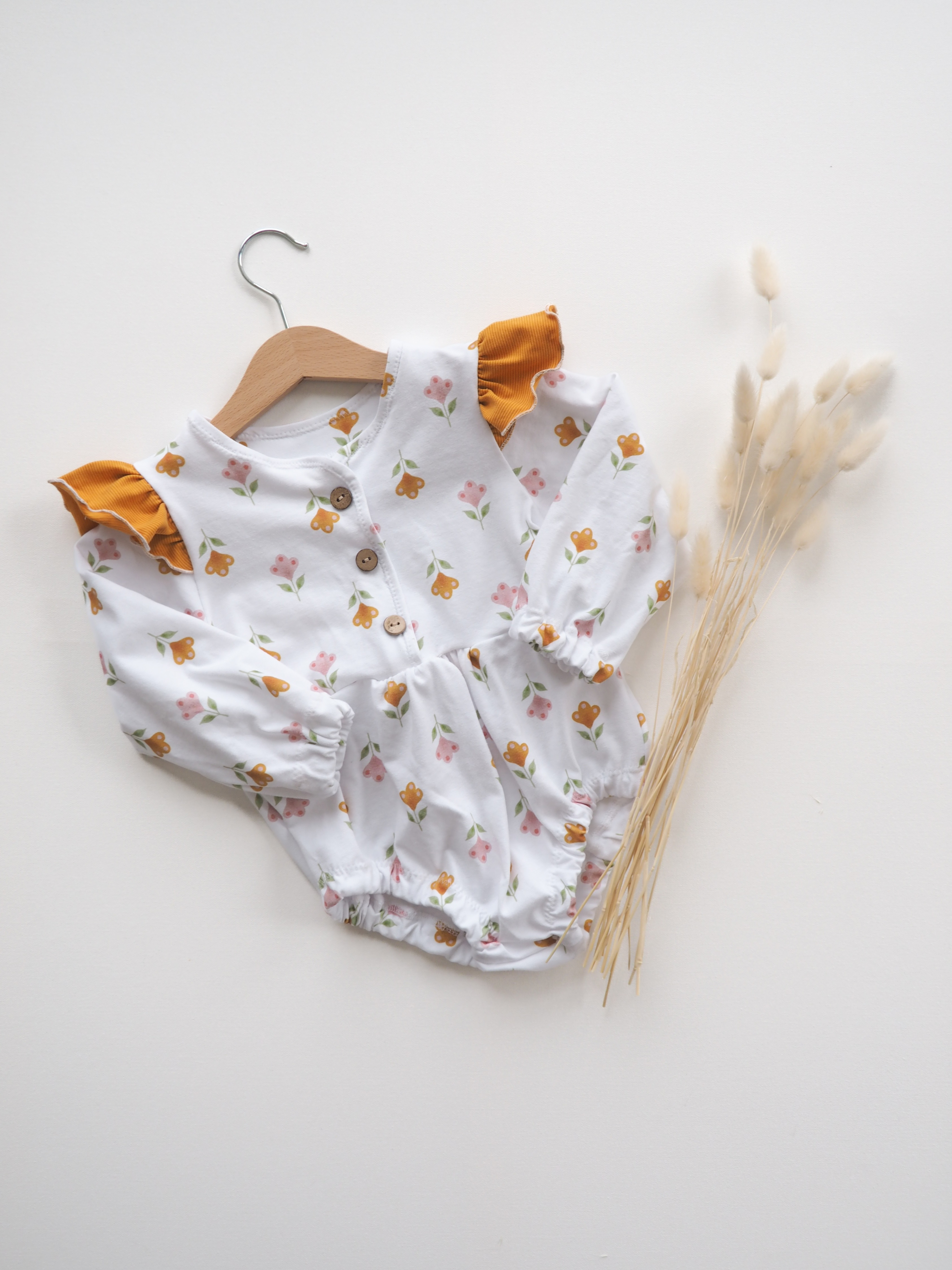 Organic fabric - Blumen Tanz pink