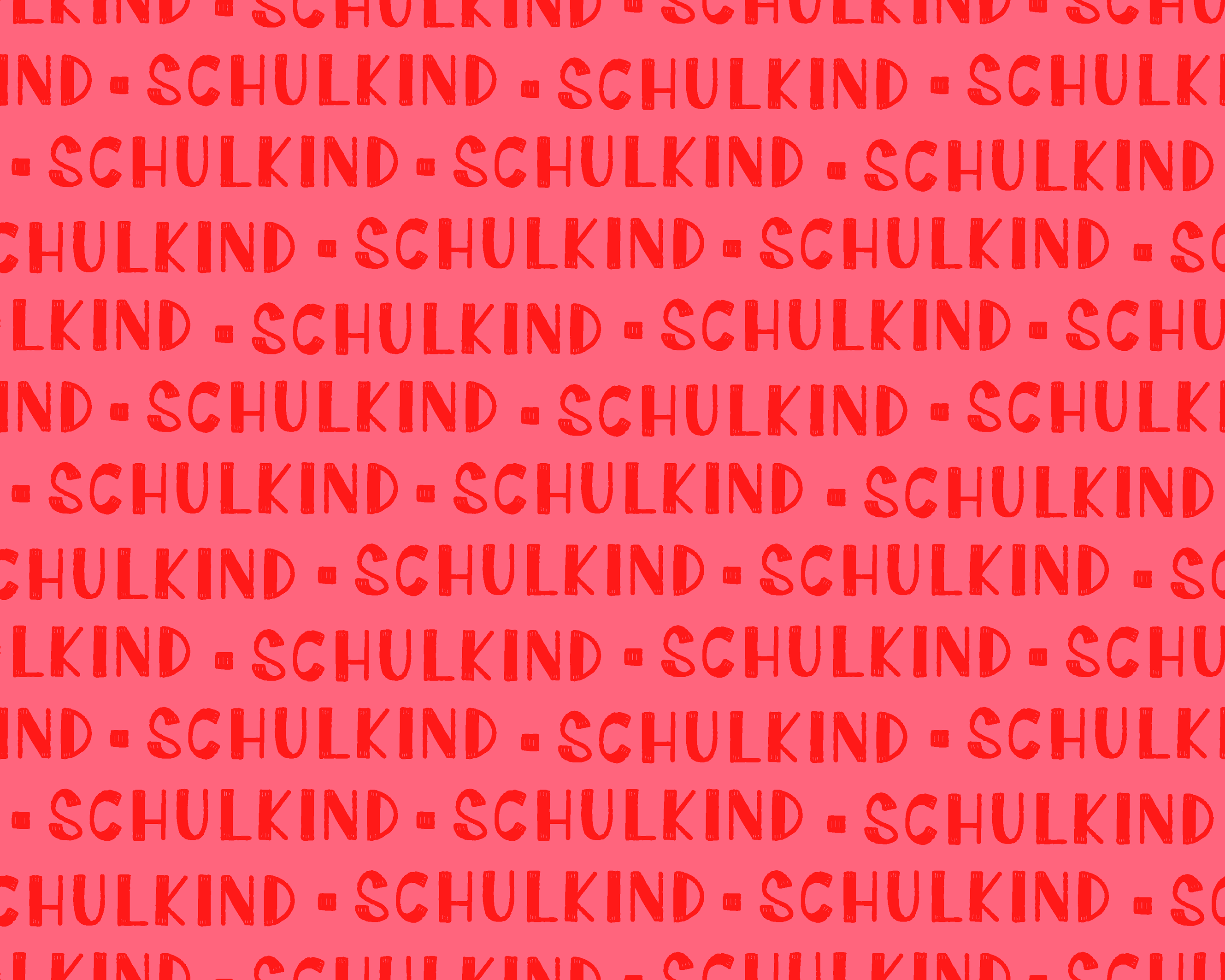 Bio Stoff - Schulkind Pink von Sanktwerk in pink Bio Stoff - Schulkind Pink von Sanktwerk in pink
