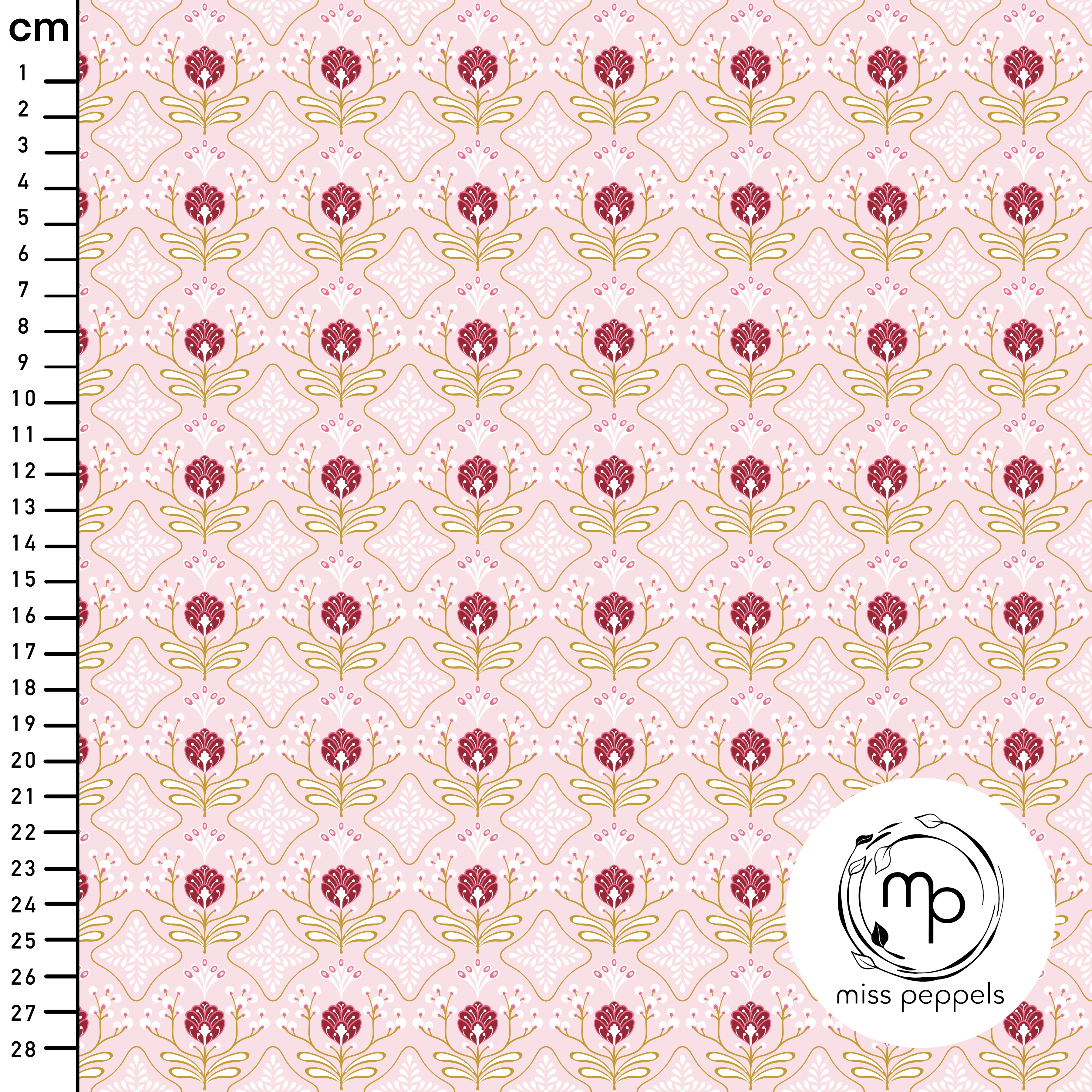 Bio Stoff  - Blumenstrauß B - misspeppels, rosa, Floral & Blumen