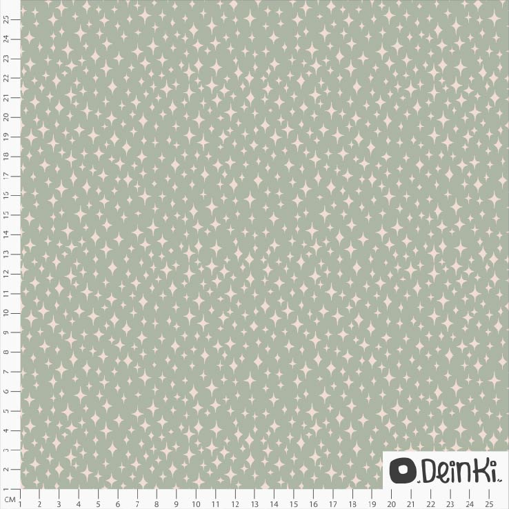 Bio Fabric - Sparkling Light Green by Deinki in green