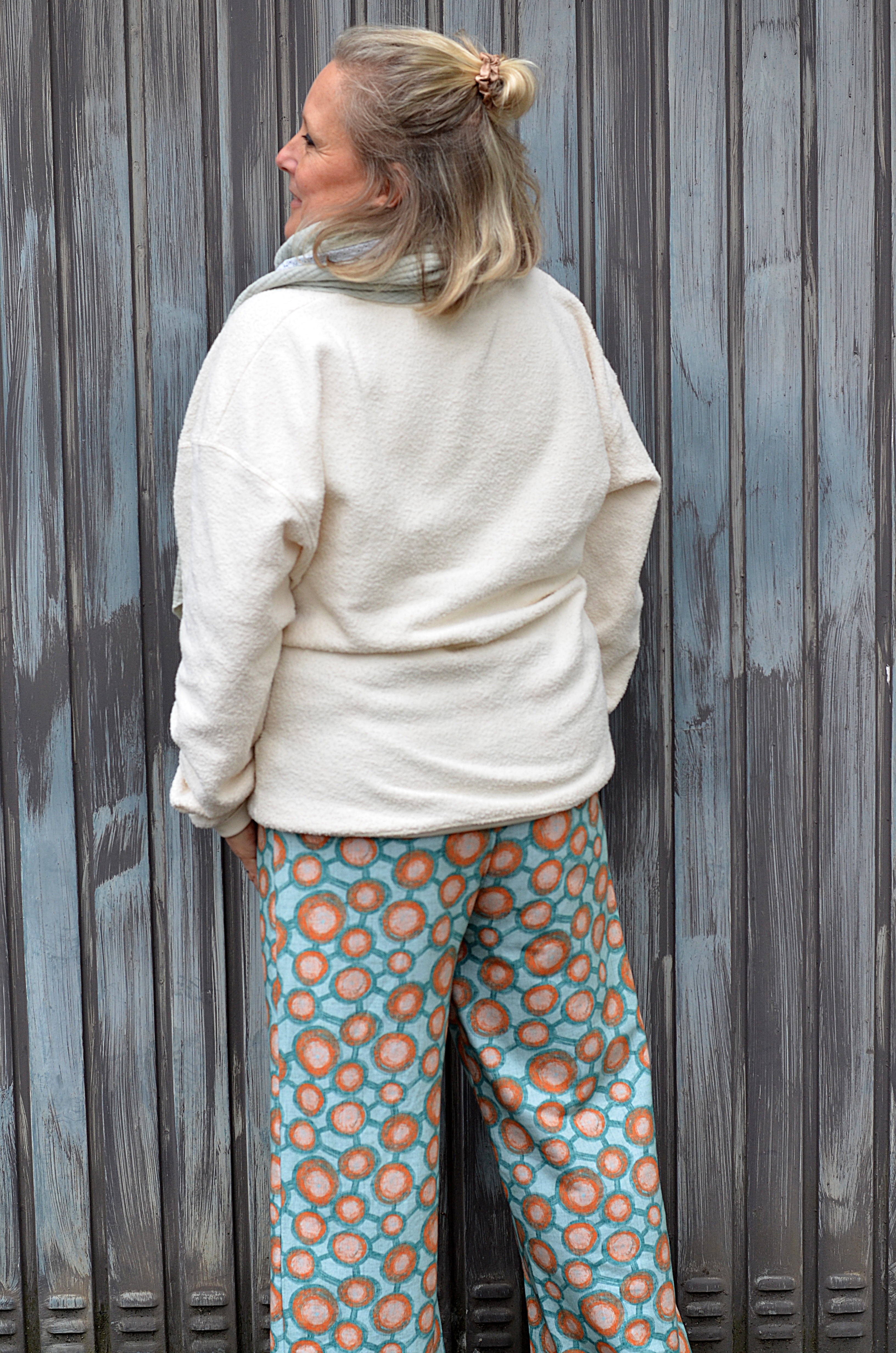 Bio Fabric - Dots large, cream 