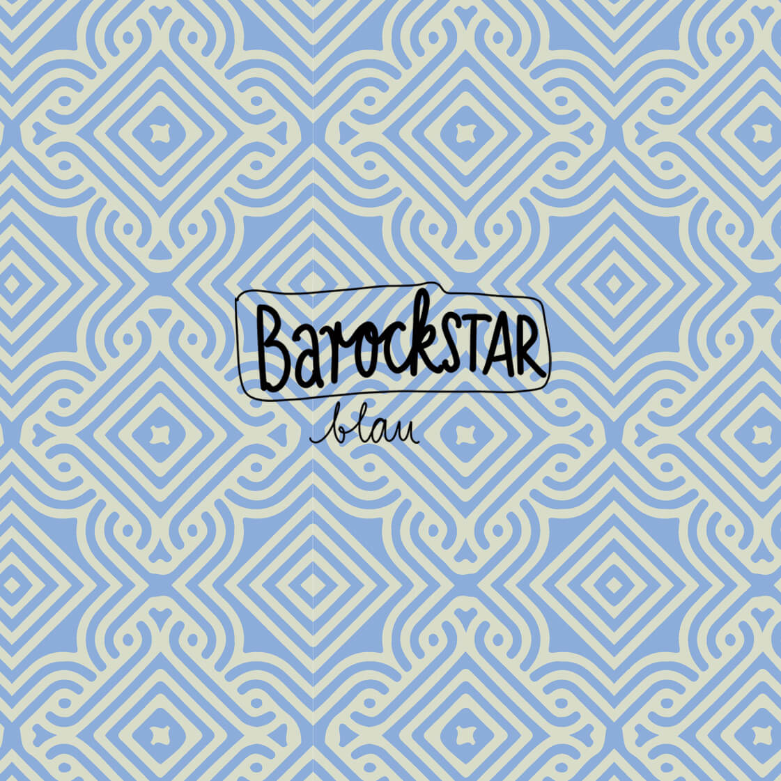 Barockstar, blau