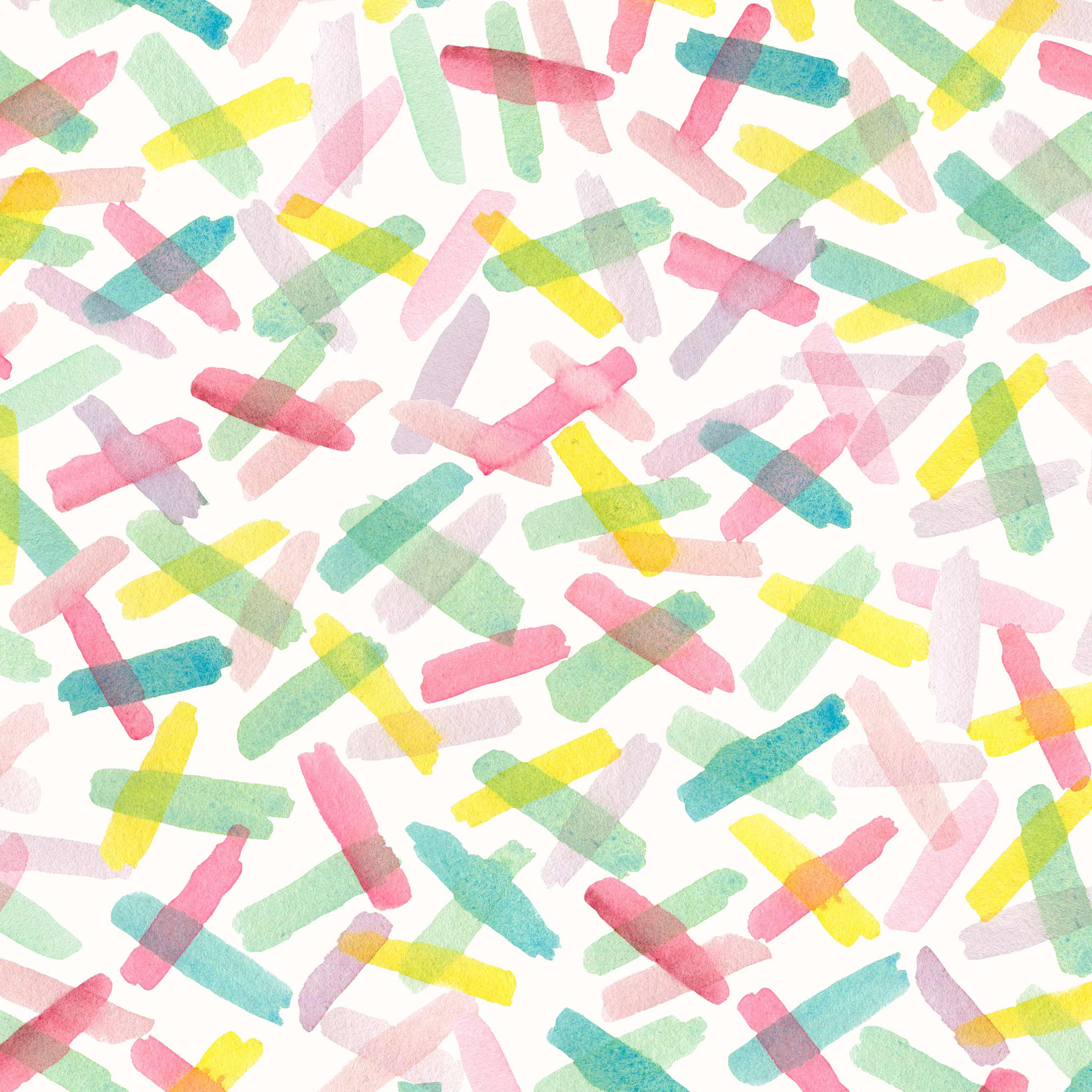 Bio Stoff - Bunte Streifen creme, klein