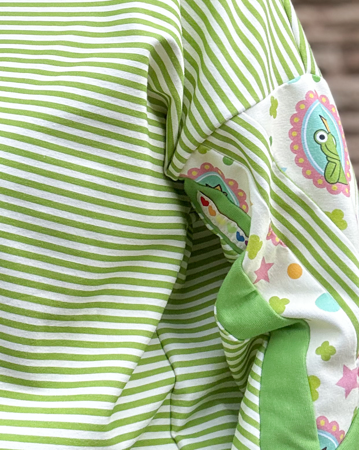 Organic fabric - Kissmi Kombistreifen