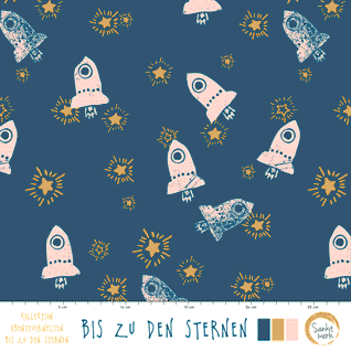 Bio Fabric - To The Stars by Sanktwerk in blue
