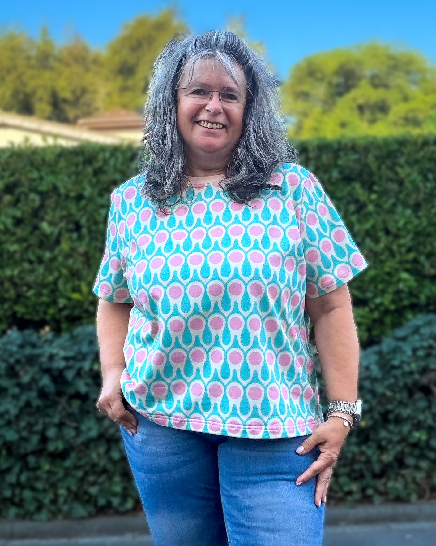 Organic fabric - Quelle mint