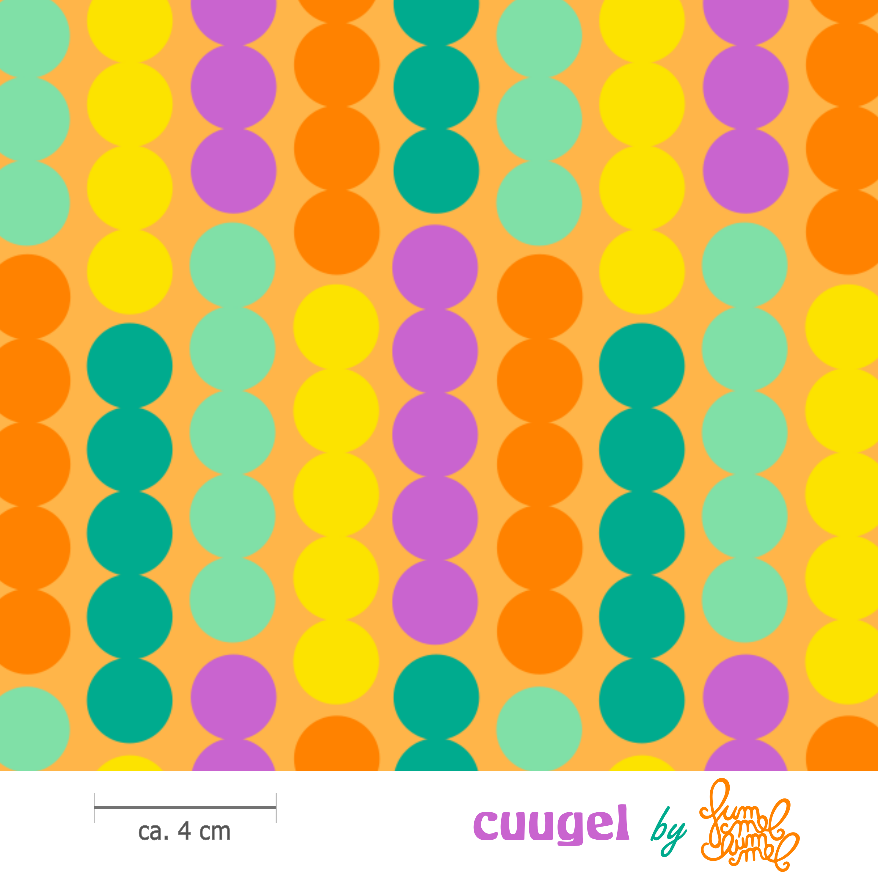 Bio Fabric - Cuugel Lila by Fummelhummel in colorful