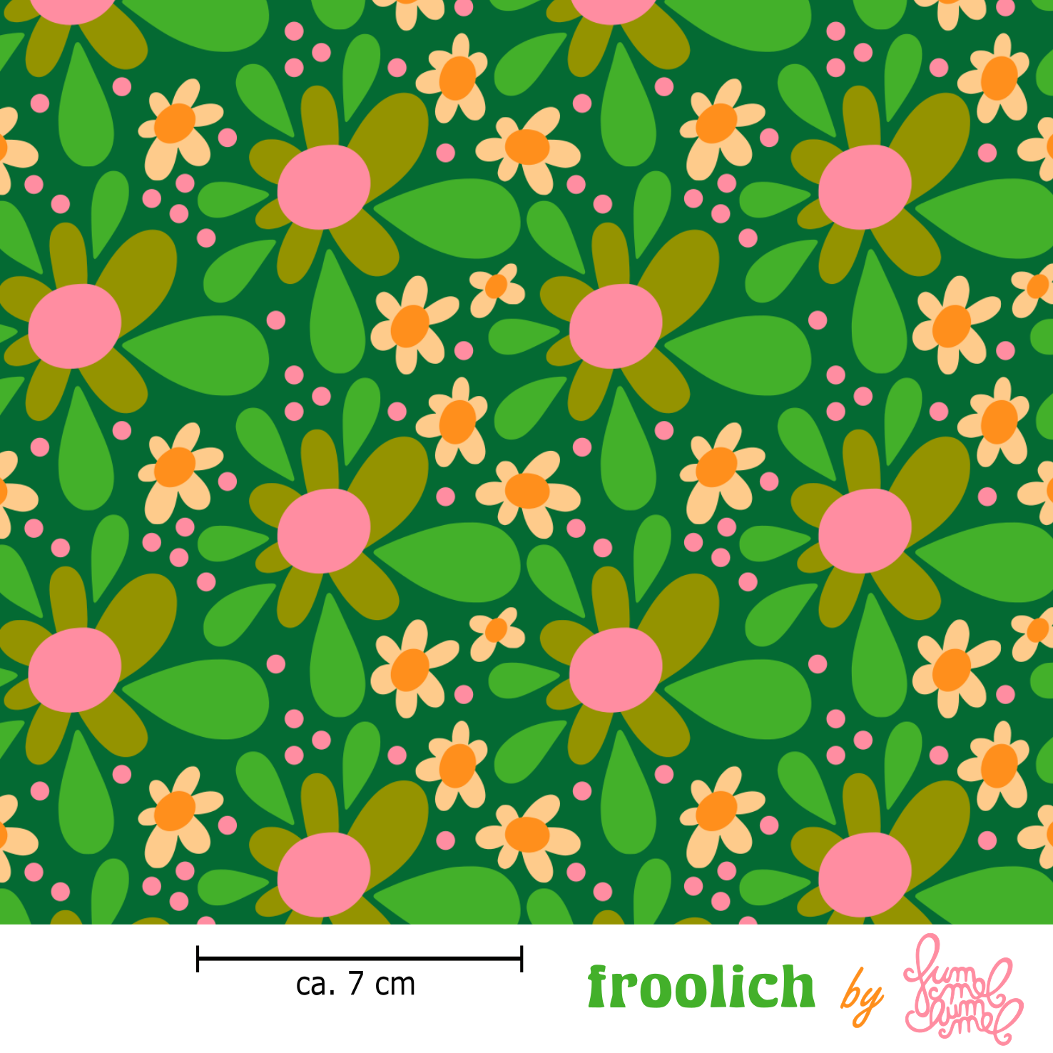 Bio Stoff - Froolich Gruen von Fummelhummel in grün Bio Stoff - Froolich Gruen von Fummelhummel in grün