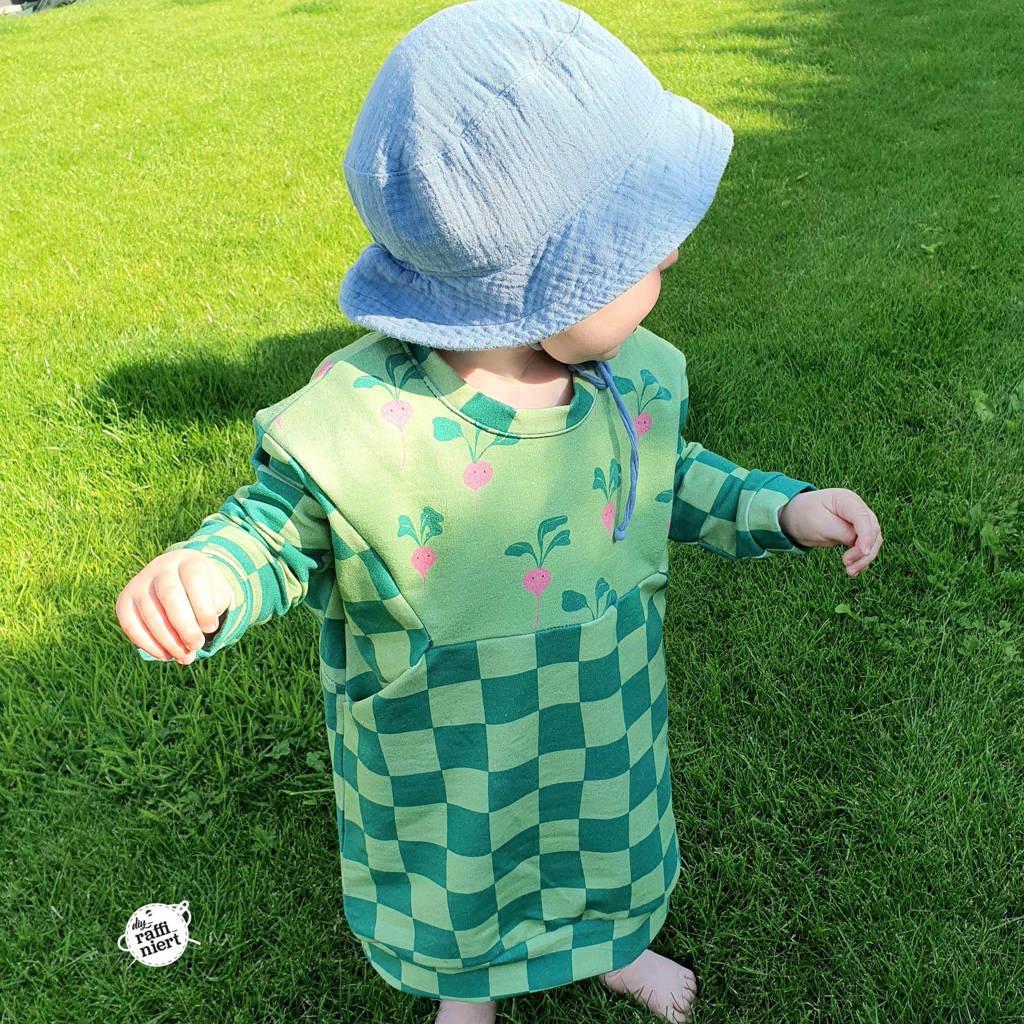 Bio Webware Stoff - Happy Gardener Pastell Check Peach - AndreaLiesert, Kariert, orange, 100% Bio-Baumwolle Bio Webware Stoff - Happy Gardener Pastell Check Peach - AndreaLiesert, Kariert, orange, 100% Bio-Baumwolle