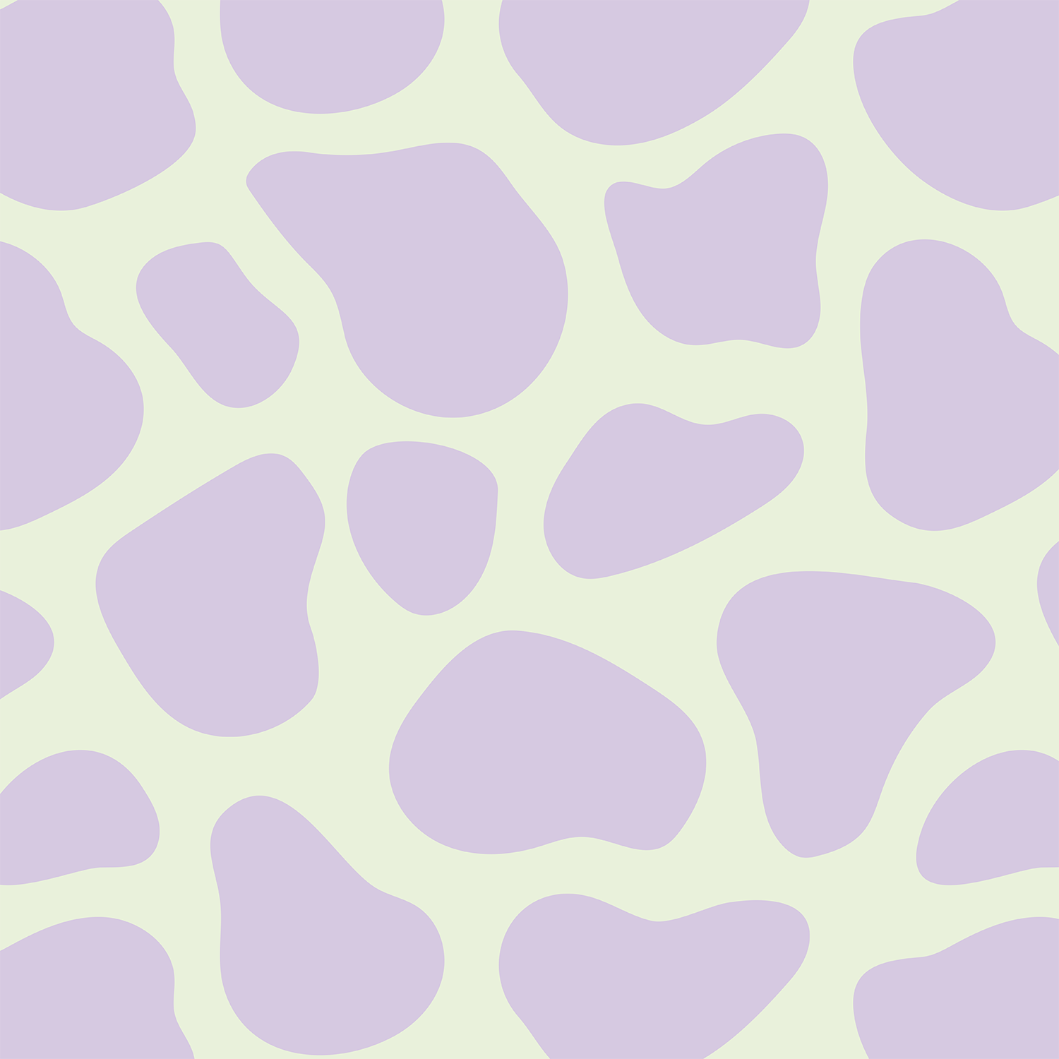 Organic fabric - Kuhflecken purple