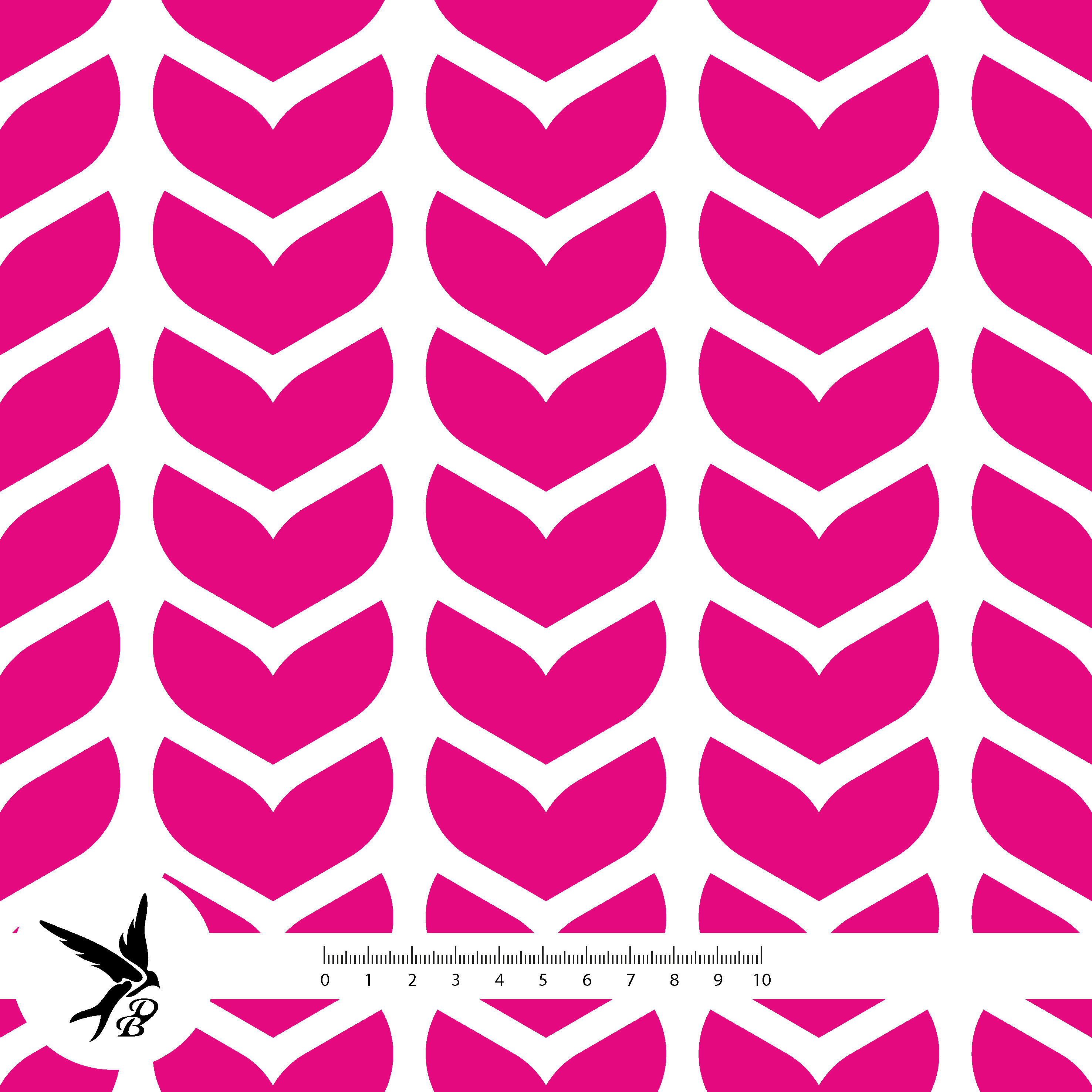 Bio Fabric - Lollipop by Daniela Bonn in pink