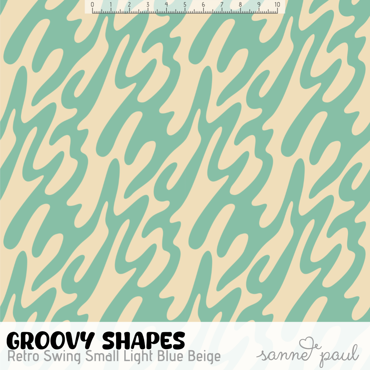 Bio Stoff - Groovy Shapes Retro Swing Small mint