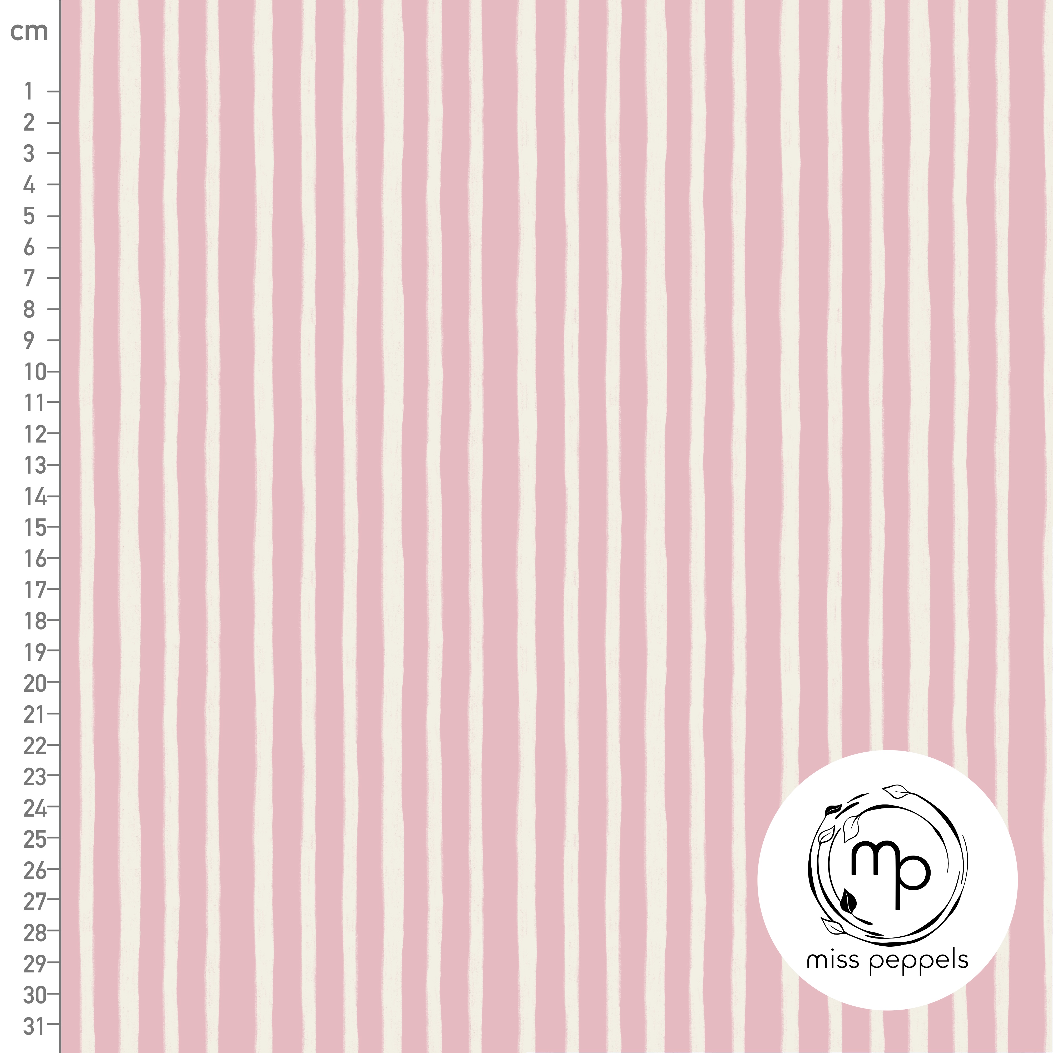 Bio Stoff  - Yoga Matte 5 - misspeppels, rosa, Streifen