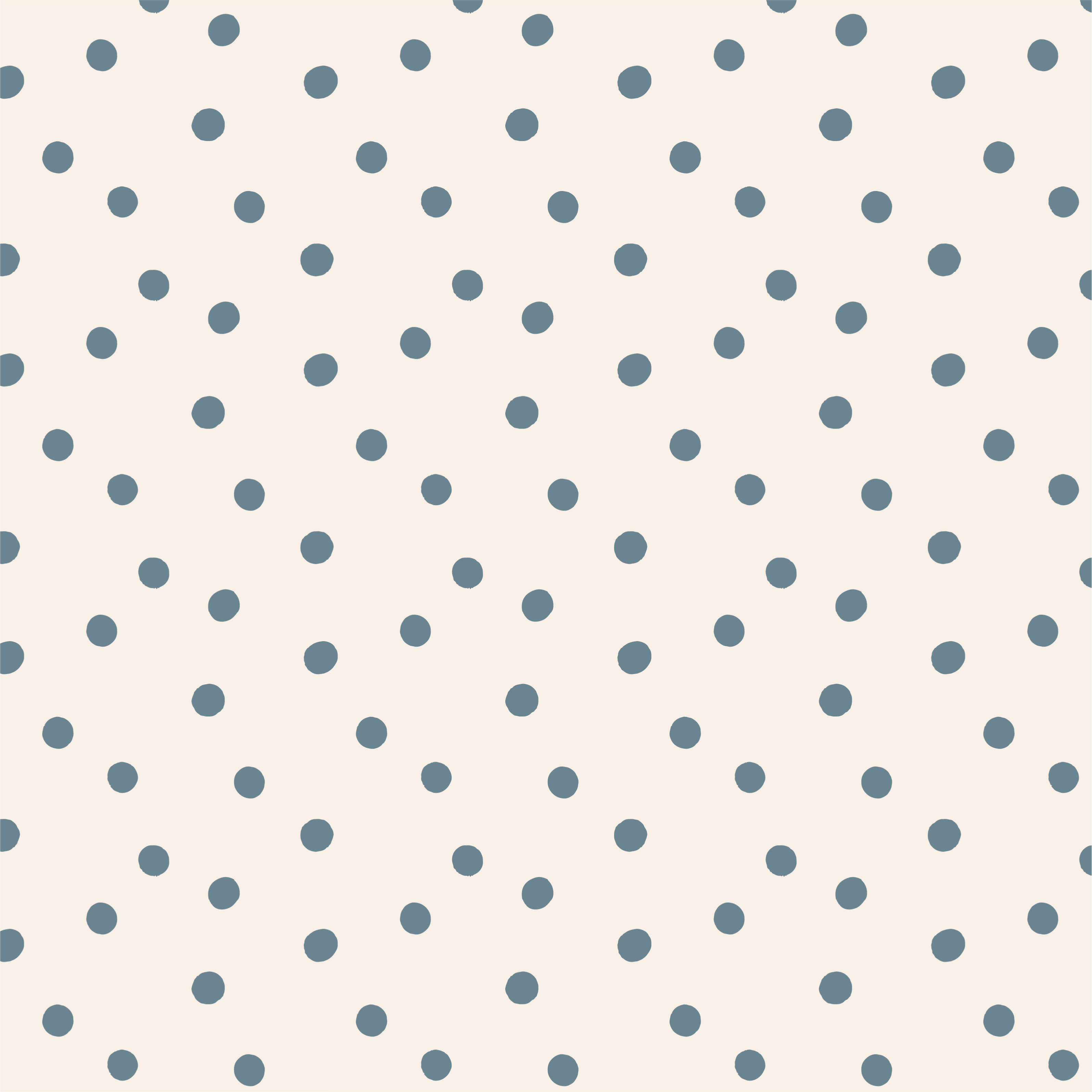 Bio Stoff  -  Freche Möwen Dots rauchblau