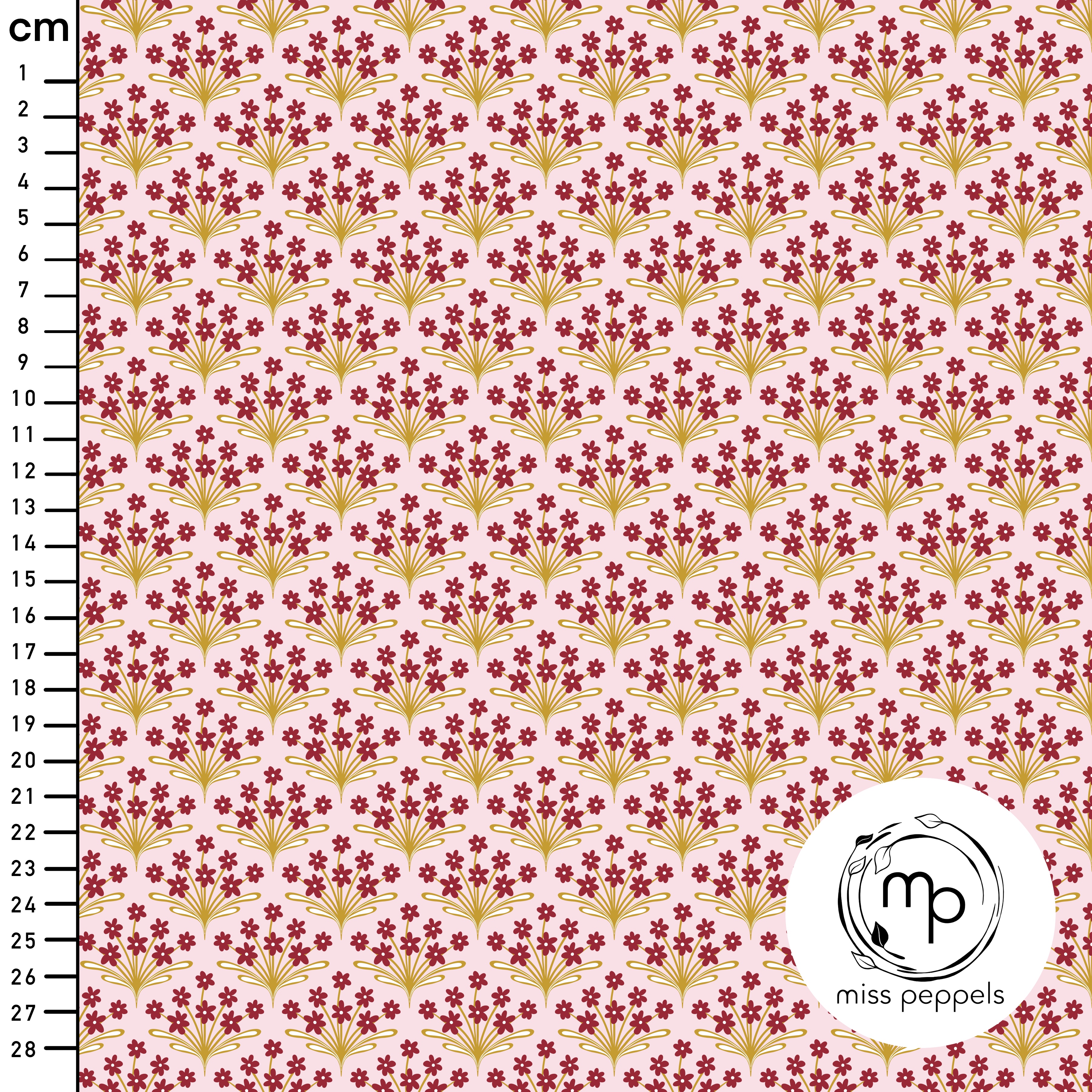 Bio Stoff  - Blümchen Rosa - misspeppels, rosa, Floral & Blumen