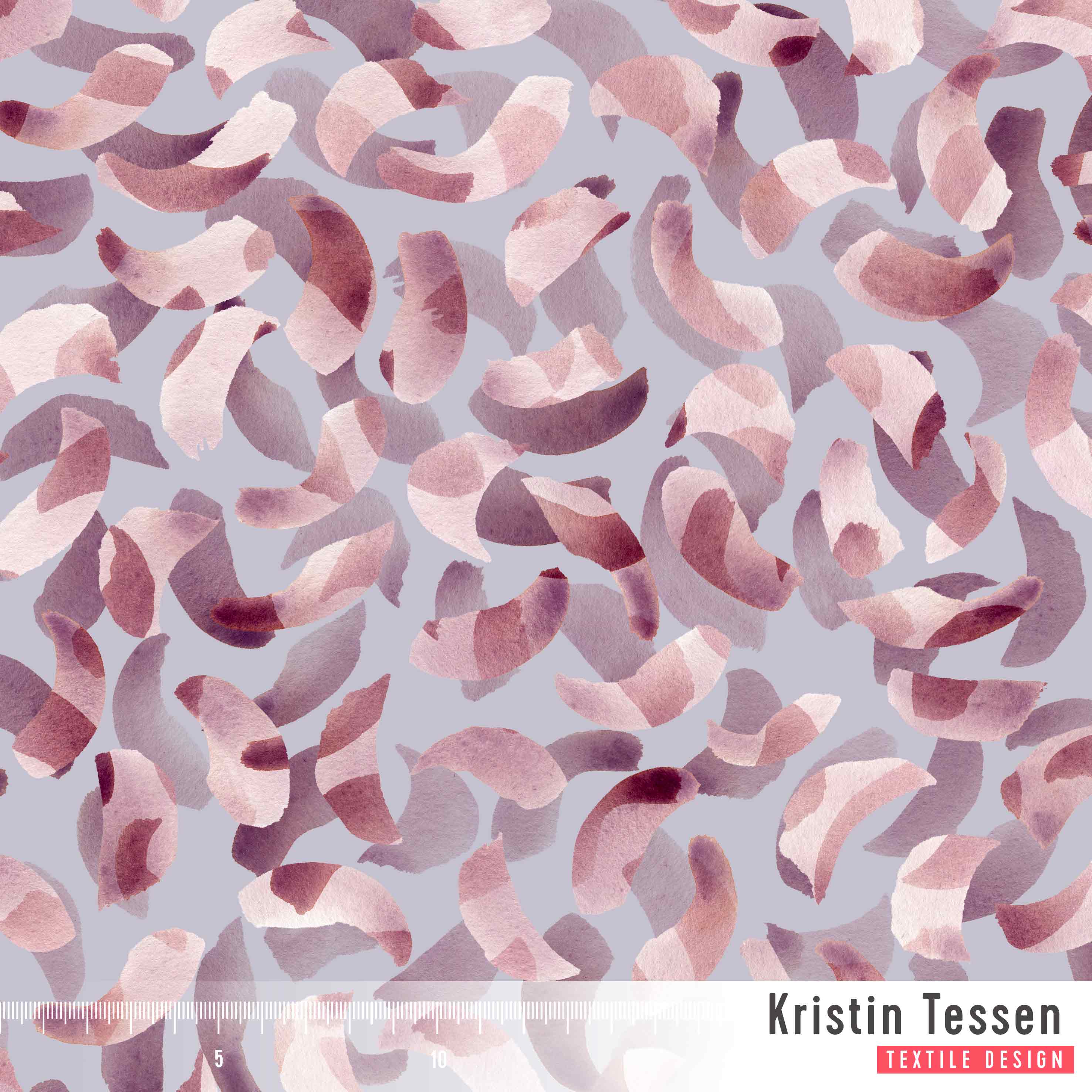 Bio Stoff - Melted Dots Lavendersky von Kristin Tessen in lila Bio Stoff - Melted Dots Lavendersky von Kristin Tessen in lila