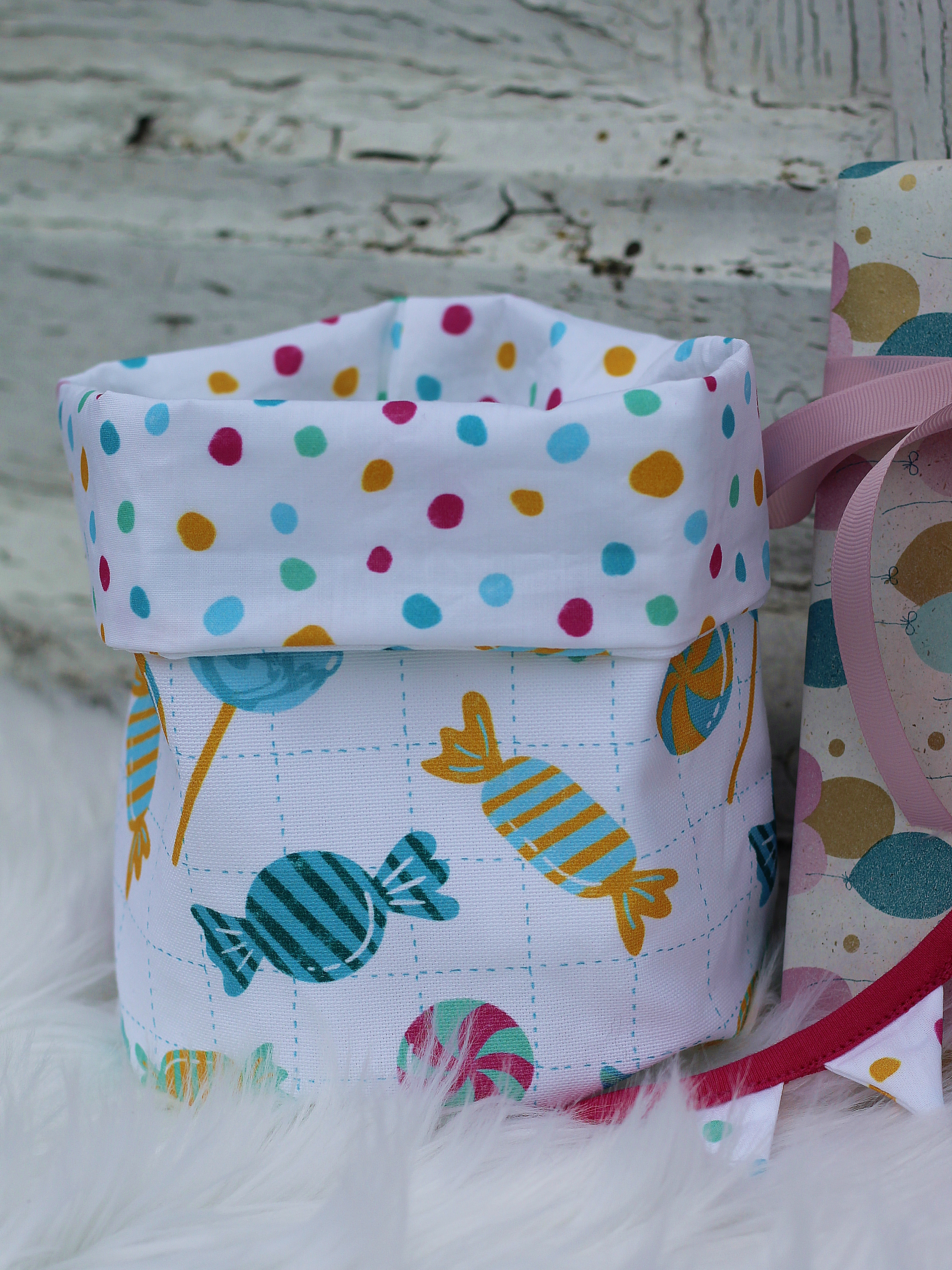 Bio Stoff - BonBons grün