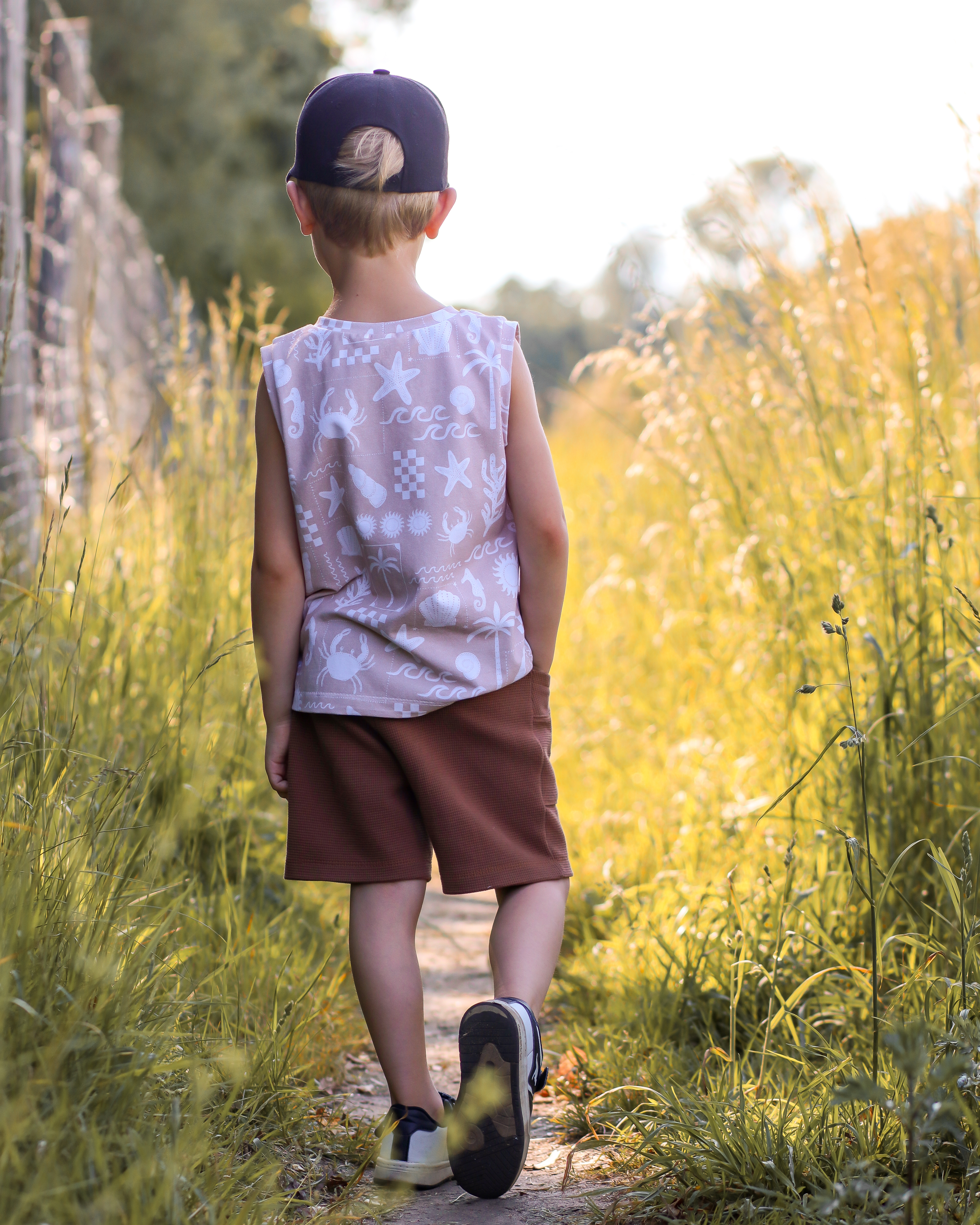 Organic fabric - Strand und Sand