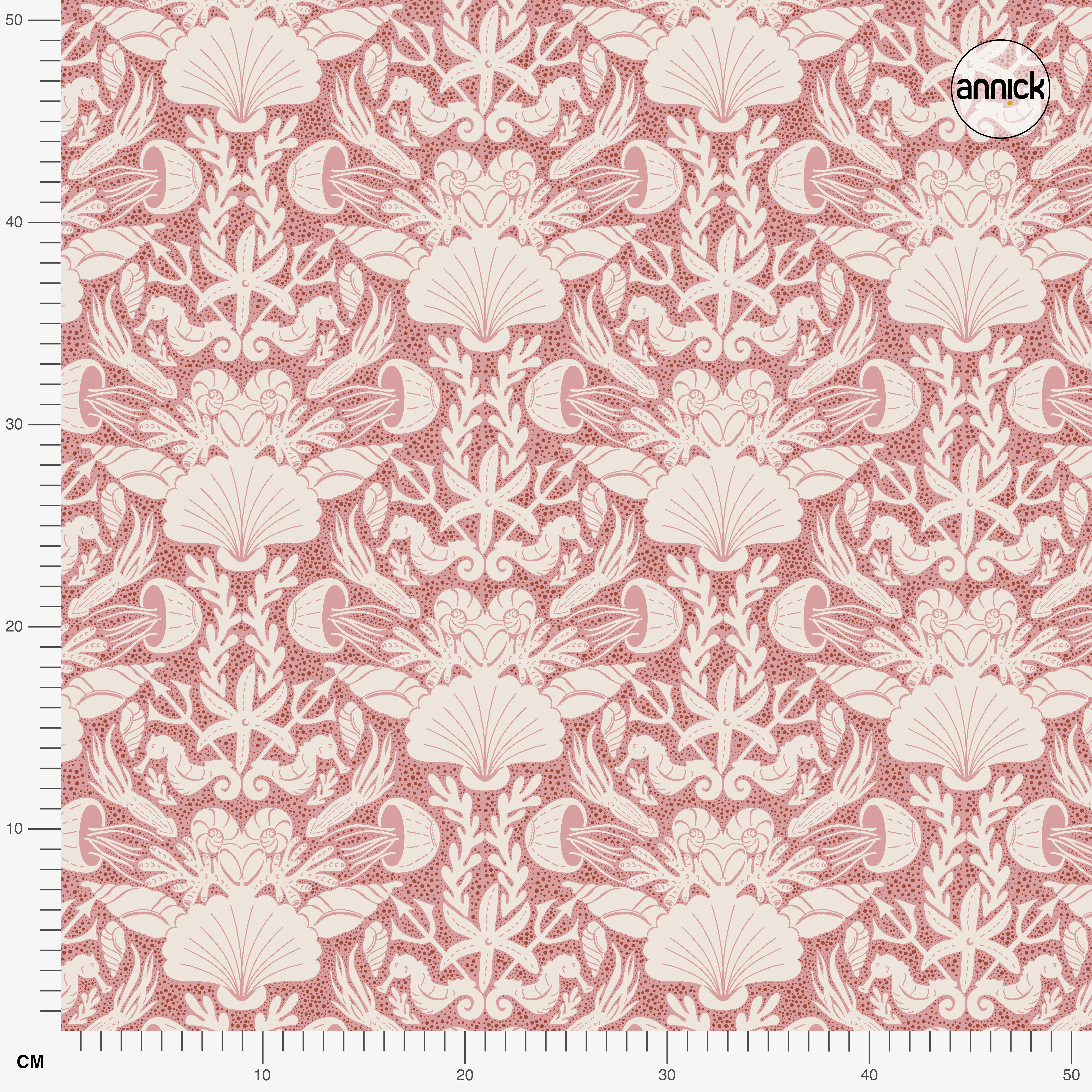 Bio Stoff  - Seaside hazy pink
