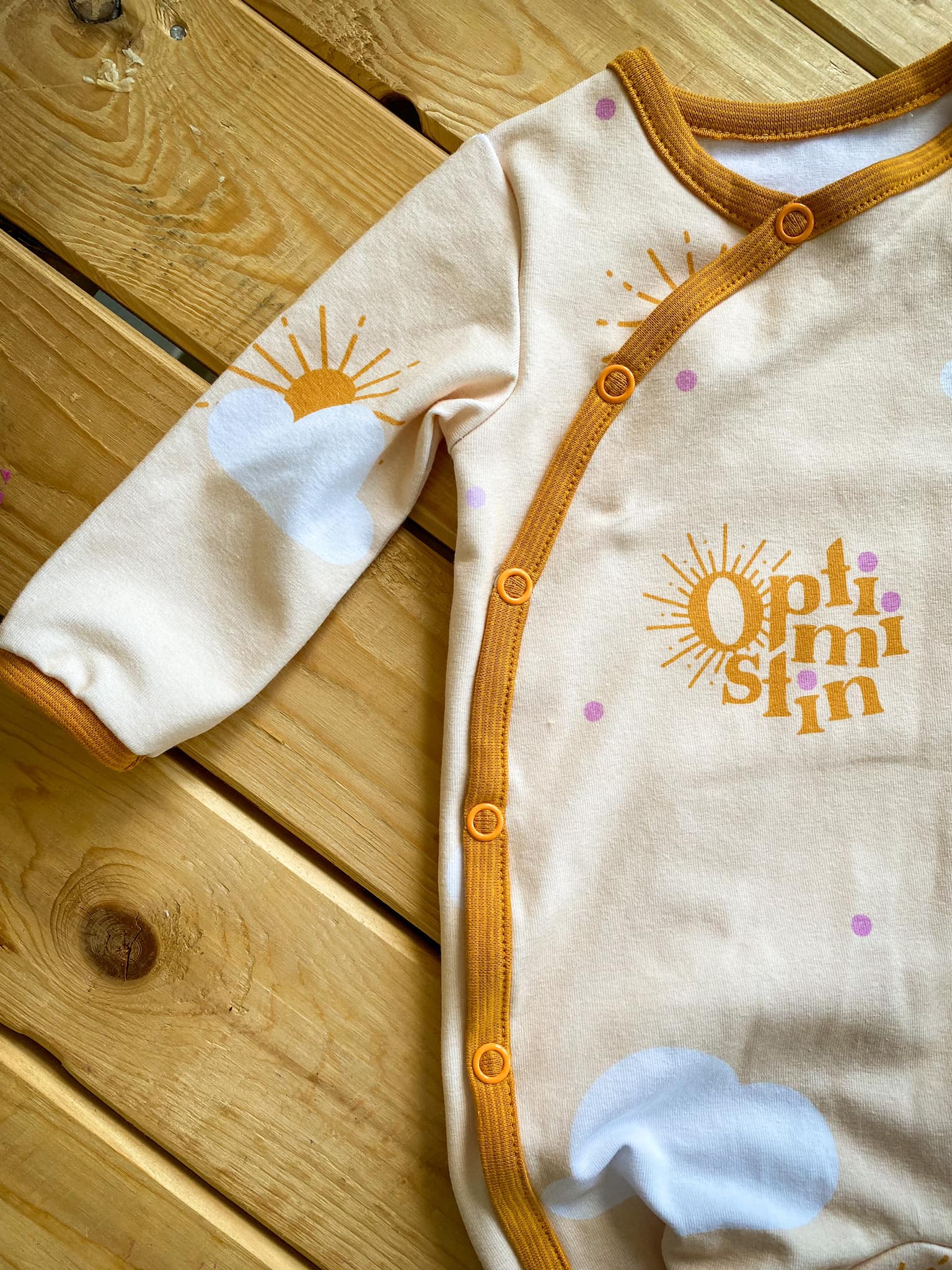 Organic fabric - Optimistin cream
