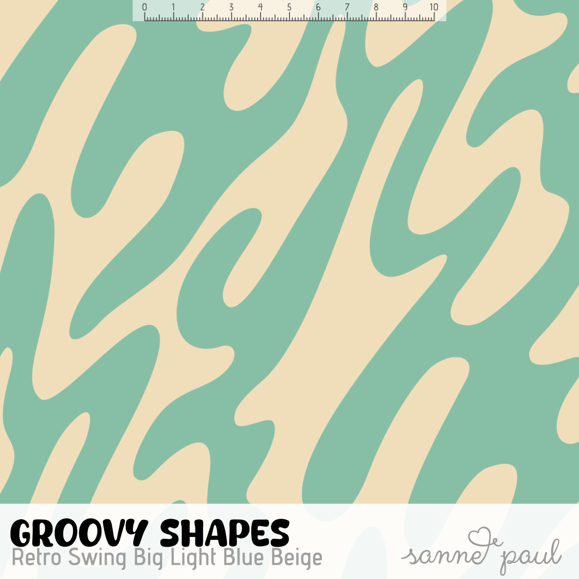 Bio Stoff - Groovy Shapes Retro Swing Big mint