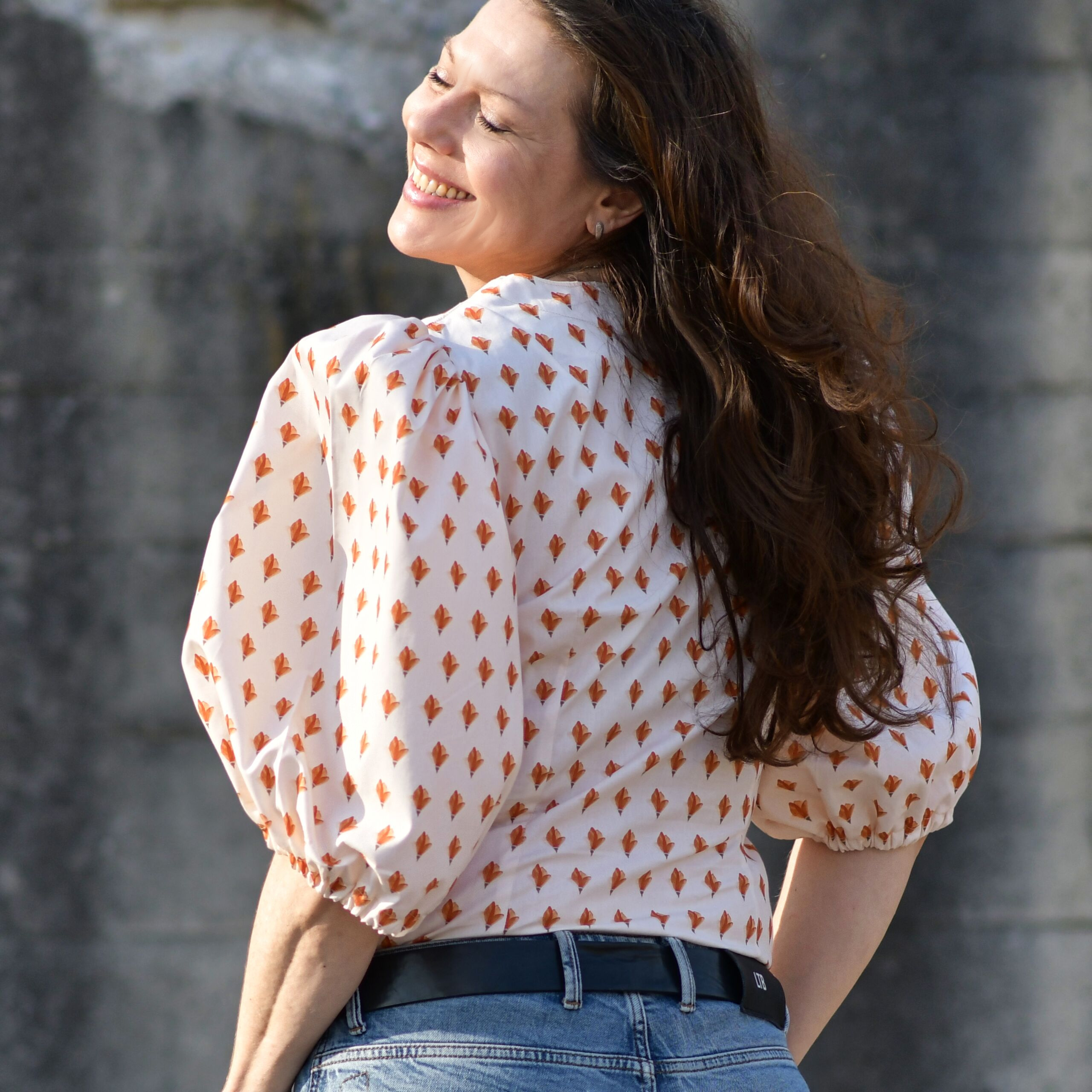 Bio Stoff  - Blooming Indigo