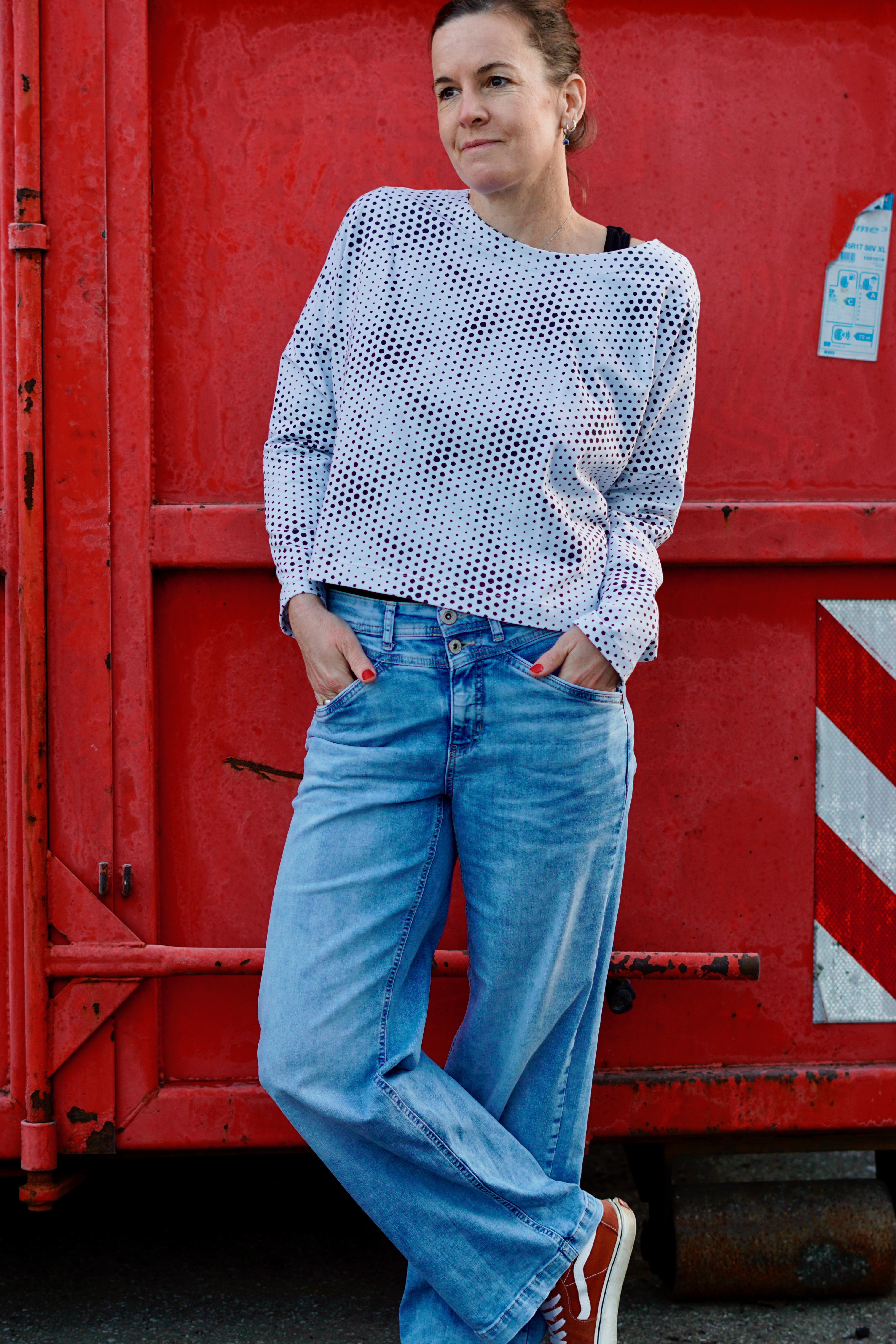 Bio Stoff  - Gleichklang Raster gelb