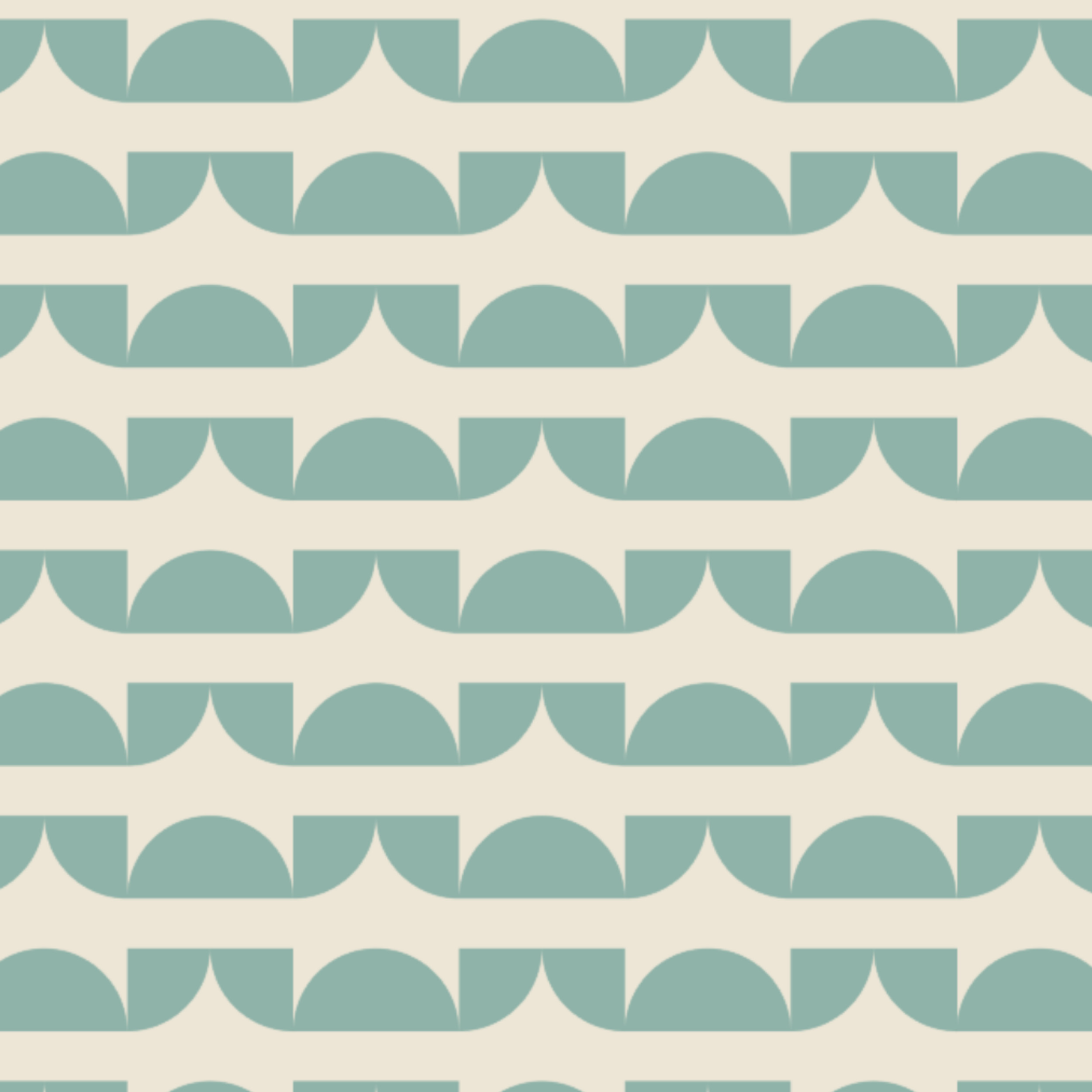 Bio Stoff - Geometric Evergreen Circular Segments mint