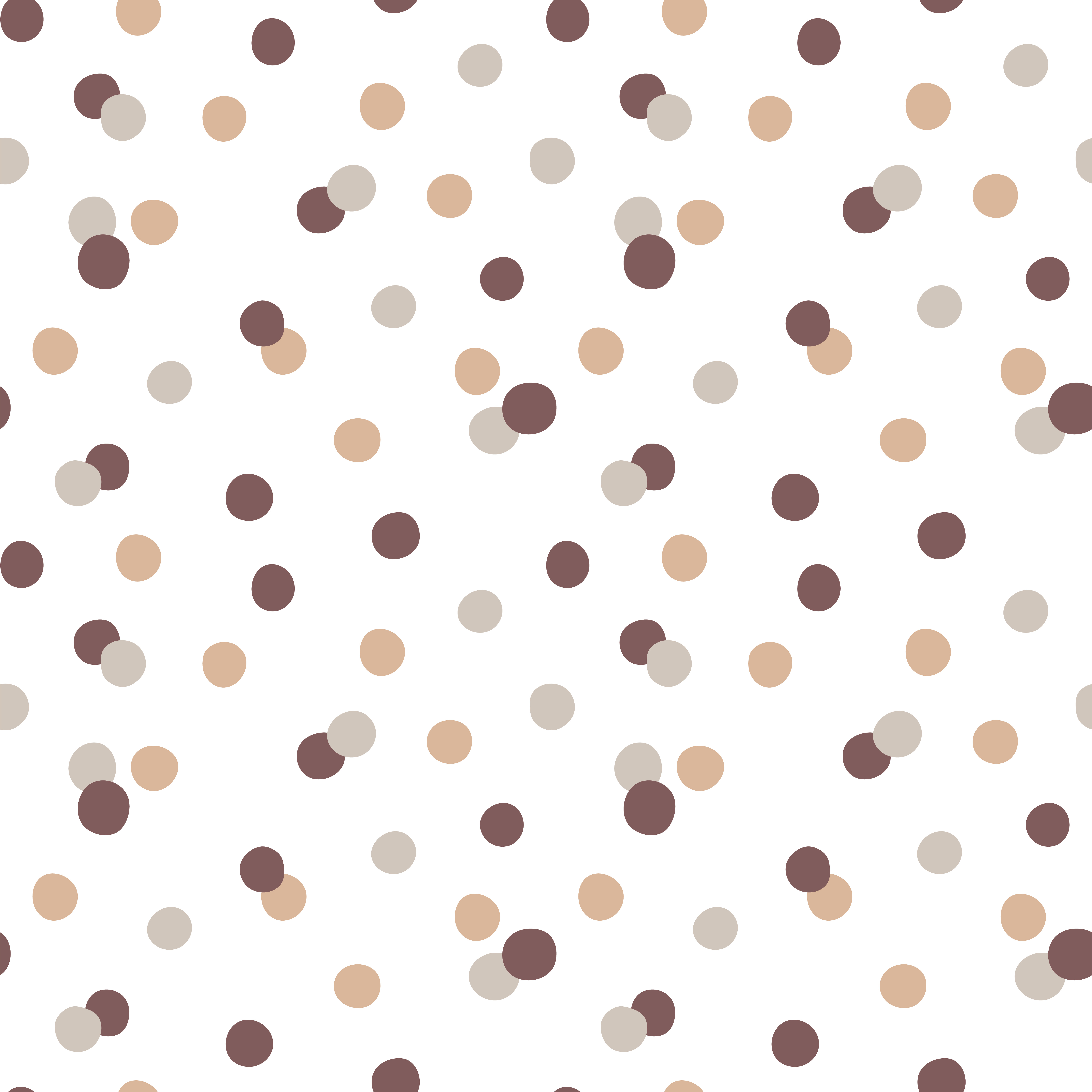 Bio Webware Stoff  -  Little Dinosaur Dots Lachs  - DewiStudio, Dinosaurier, weiß, orange, 100% Bio-Baumwolle