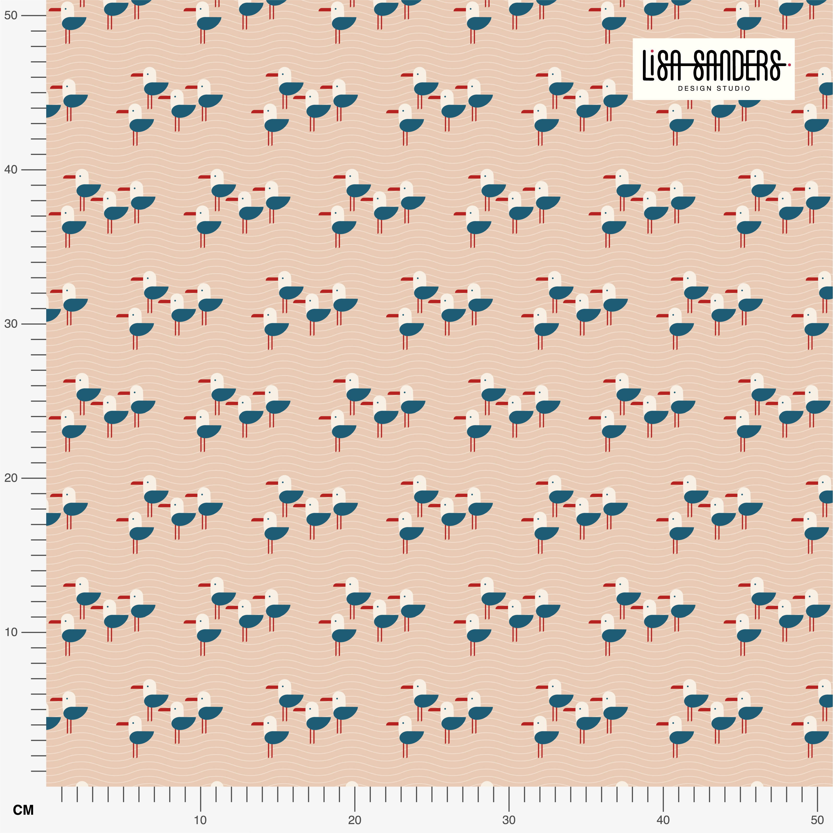 Bio Stoff  -  Freche Möwen Möwenkolonie sand