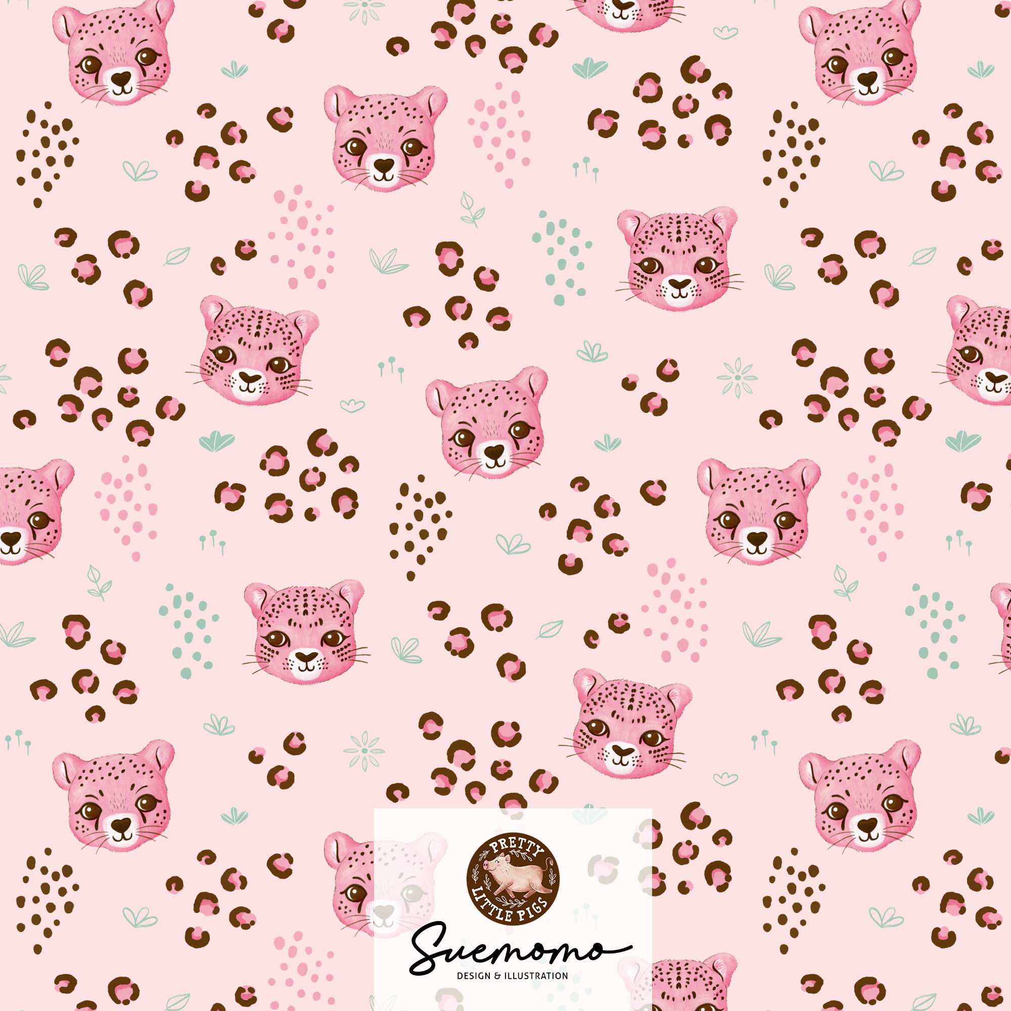 Cheetah Love pink rosa