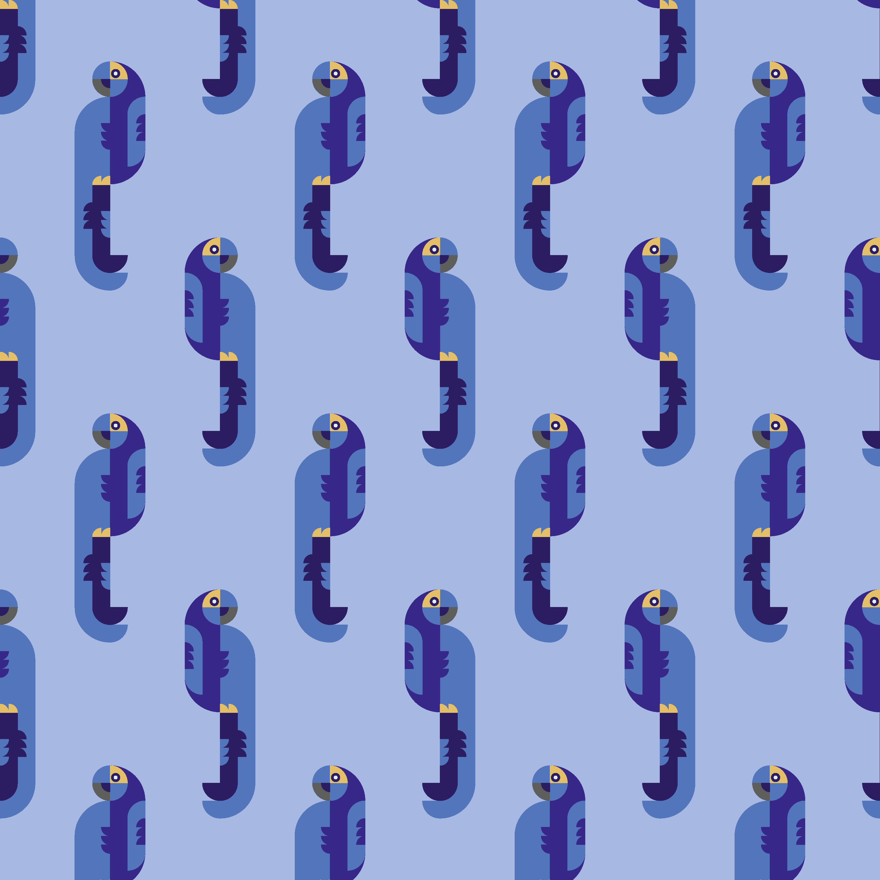 Bio Stoff - Geo Flight Papagei Ara sitzt