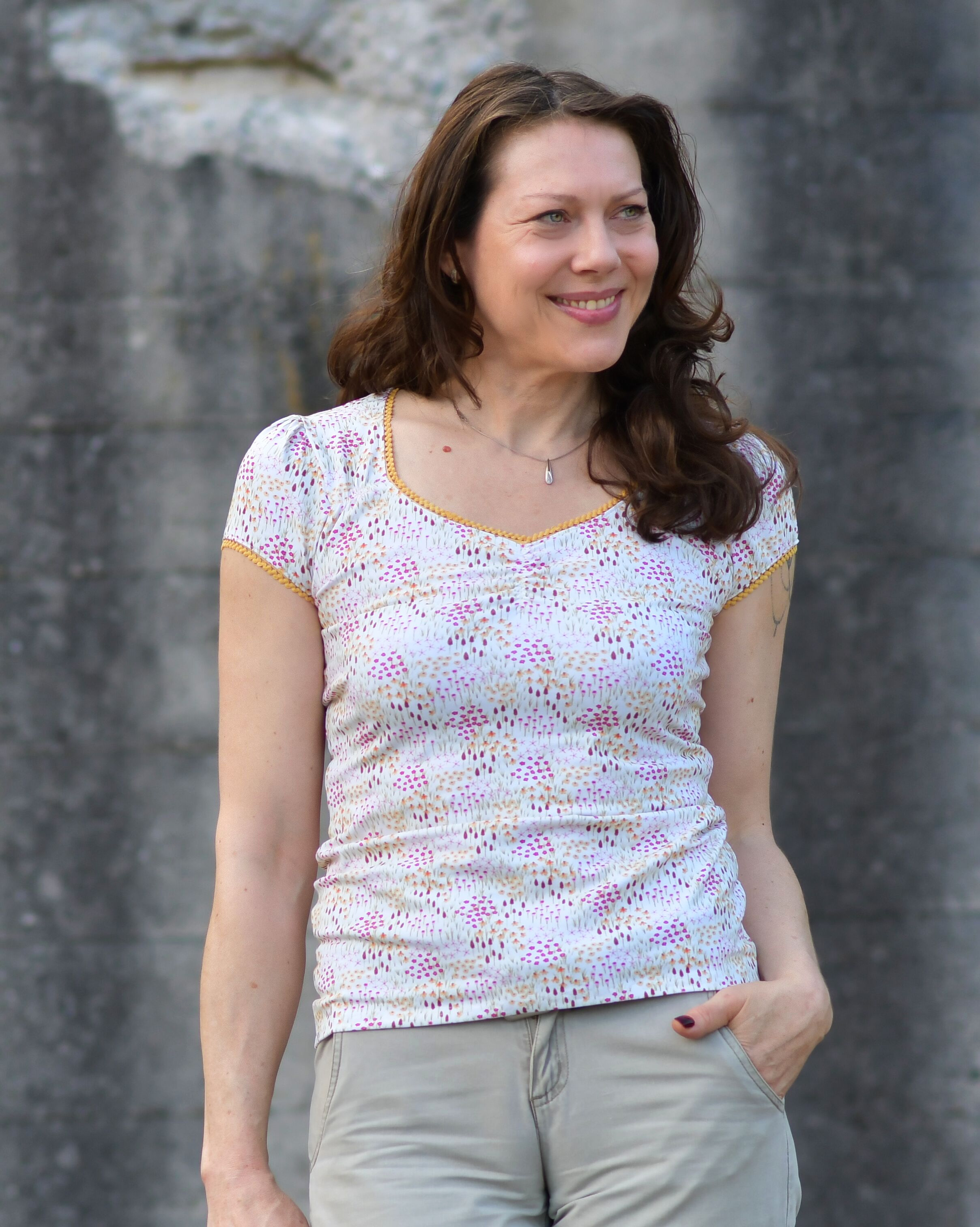 Bio Stoff  - Bunte Sommerwiese