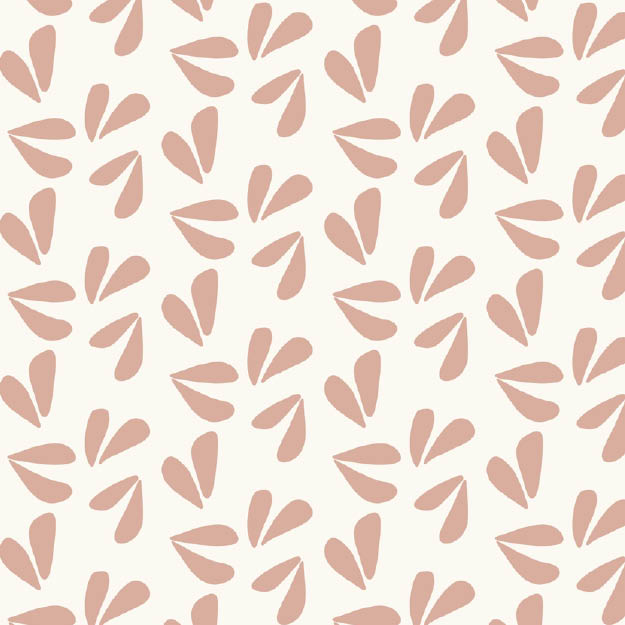 Bio Stoff - Blätter rosa - misspeppels