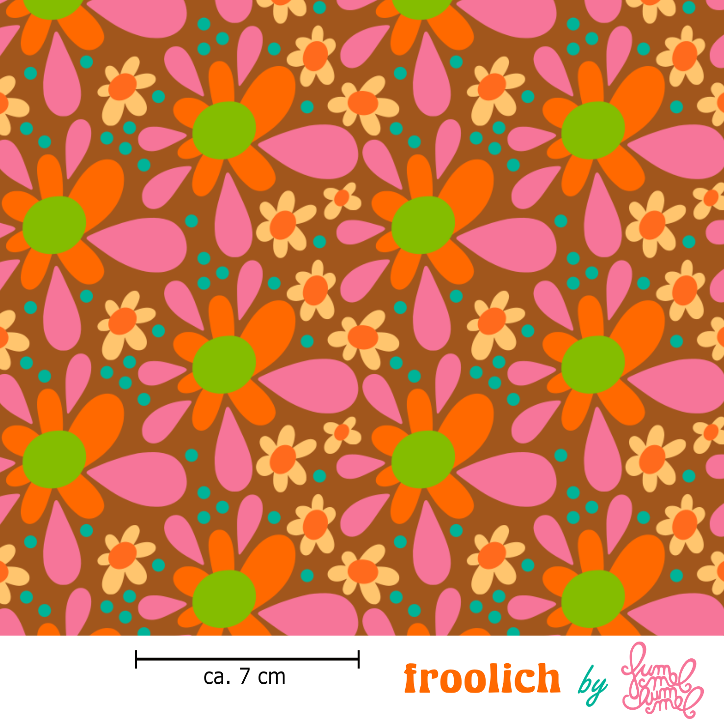 Bio Stoff - Froolich Braun von Fummelhummel in Braun Bio Stoff - Froolich Braun von Fummelhummel in Braun