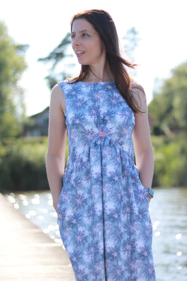 Organic fabric  -  Nightflower Ozean