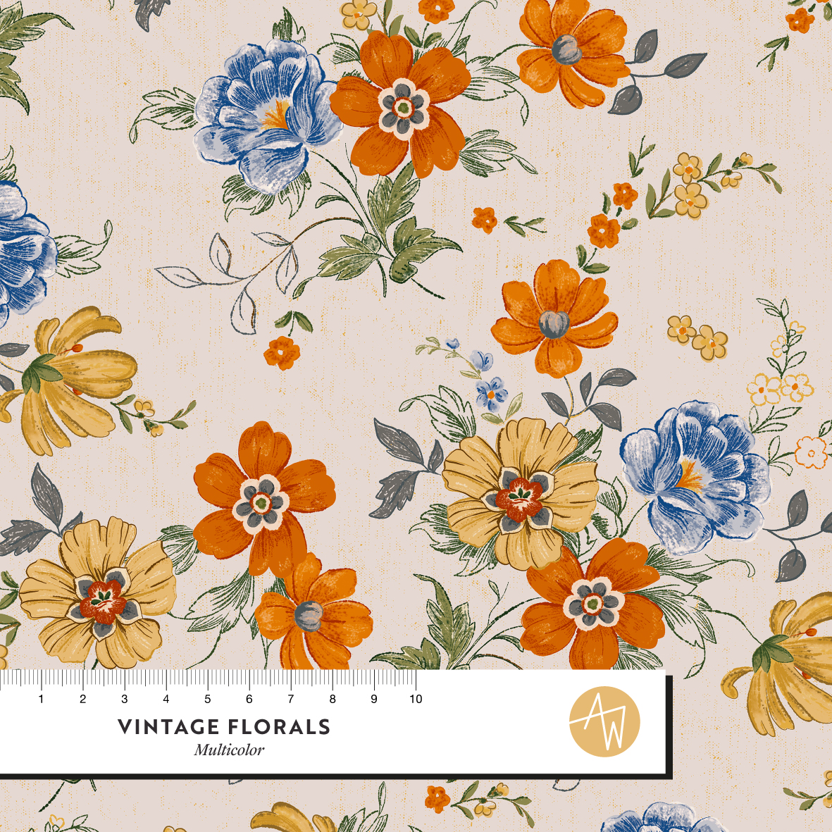 Vintage Illustrated Floral Arrangement Art Print Vintage Illustrated Floral Arrangement Art Print