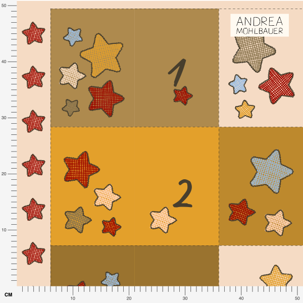 Bio Stoff  - Adventskalender Sterne