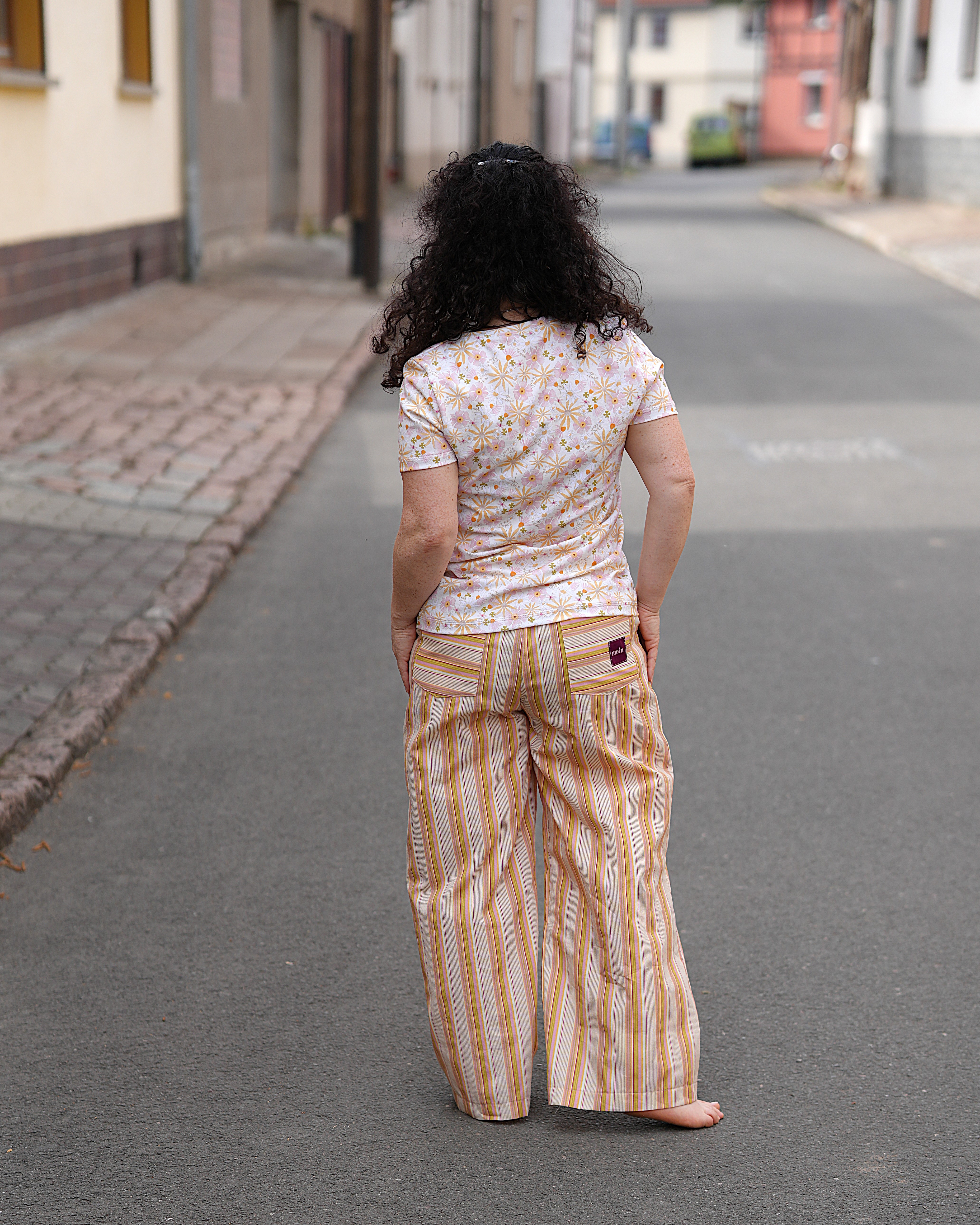 Organic fabric - Bunte Sommerblumen 