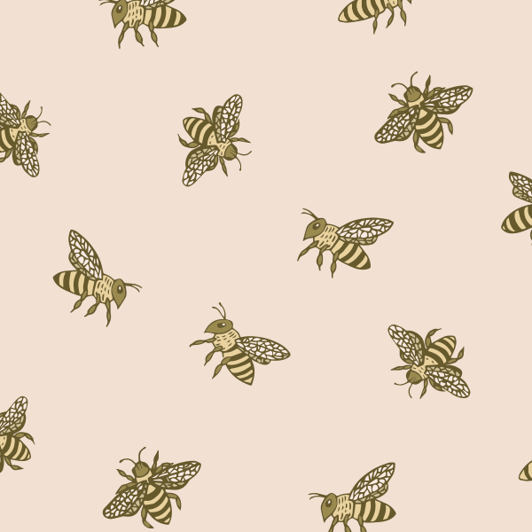 Bio Stoff  - Spätsommer Bienenflug