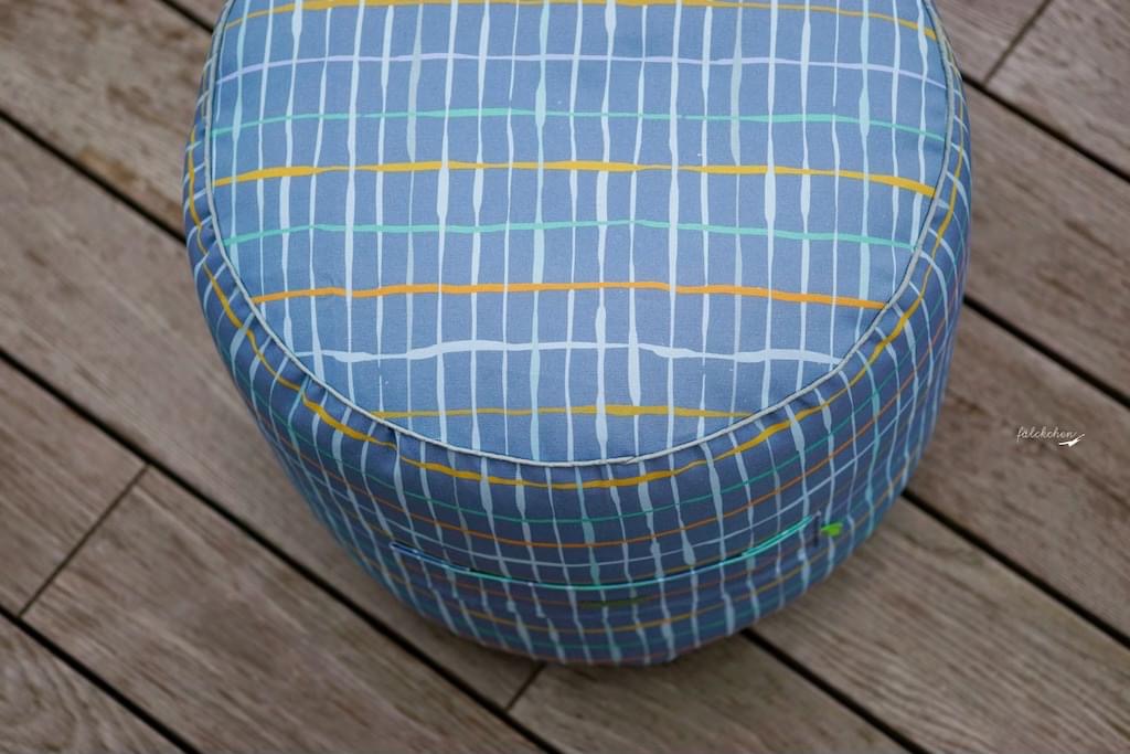 Bio Webware Stoff  -  Summer Lines Teal  - Annick, petrol, grün, Abstrakt, Kariert, 100% Bio-Baumwolle