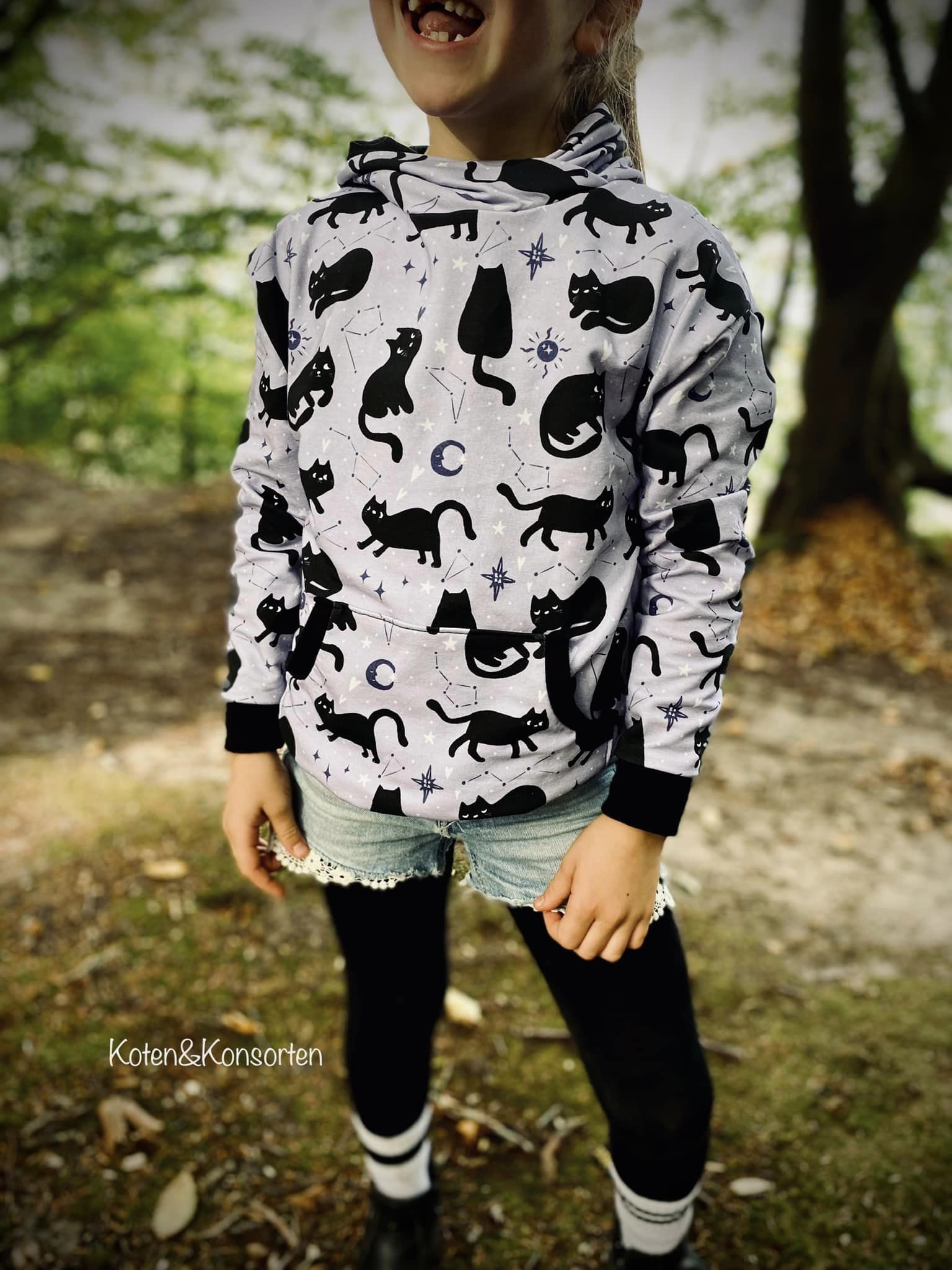 Organic fabric - Mystic Cats