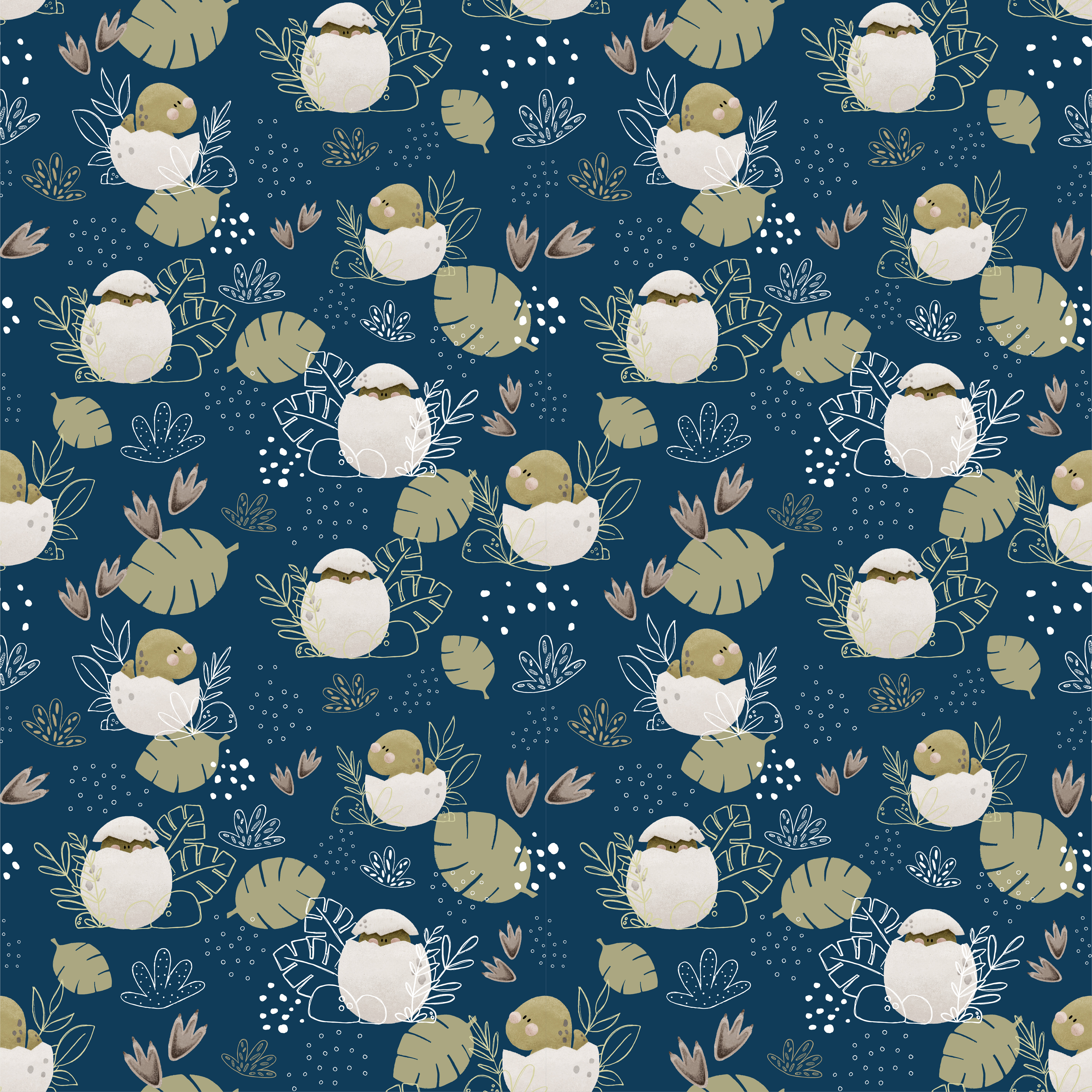 Bio Webware Stoff - Little Dinosaur Navy - DewiStudio, Dinosaurier, blau, 100% Bio-Baumwolle Bio Webware Stoff - Little Dinosaur Navy - DewiStudio, Dinosaurier, blau, 100% Bio-Baumwolle