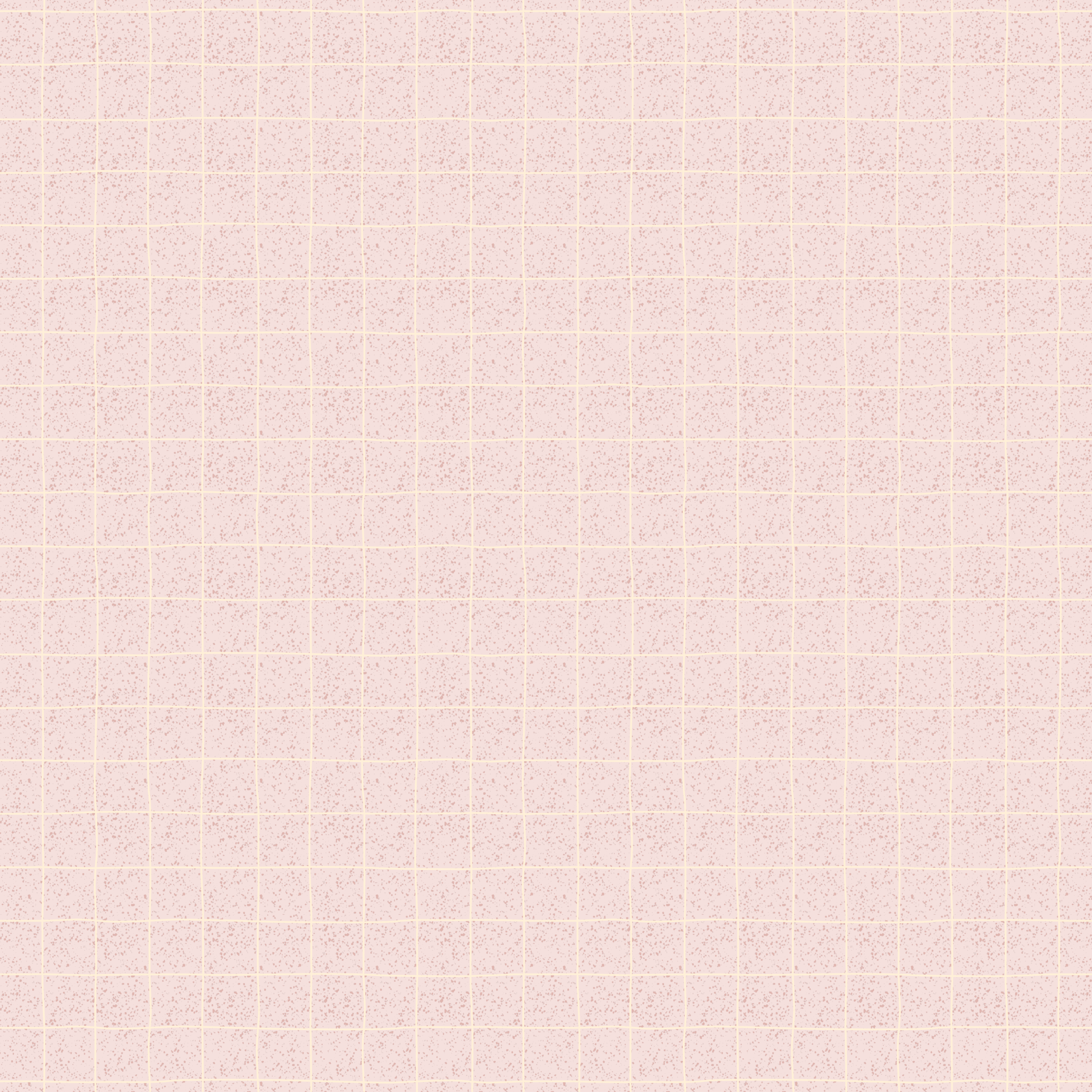 Bio Stoff  -  Nerdy Monstera rosa, kariert