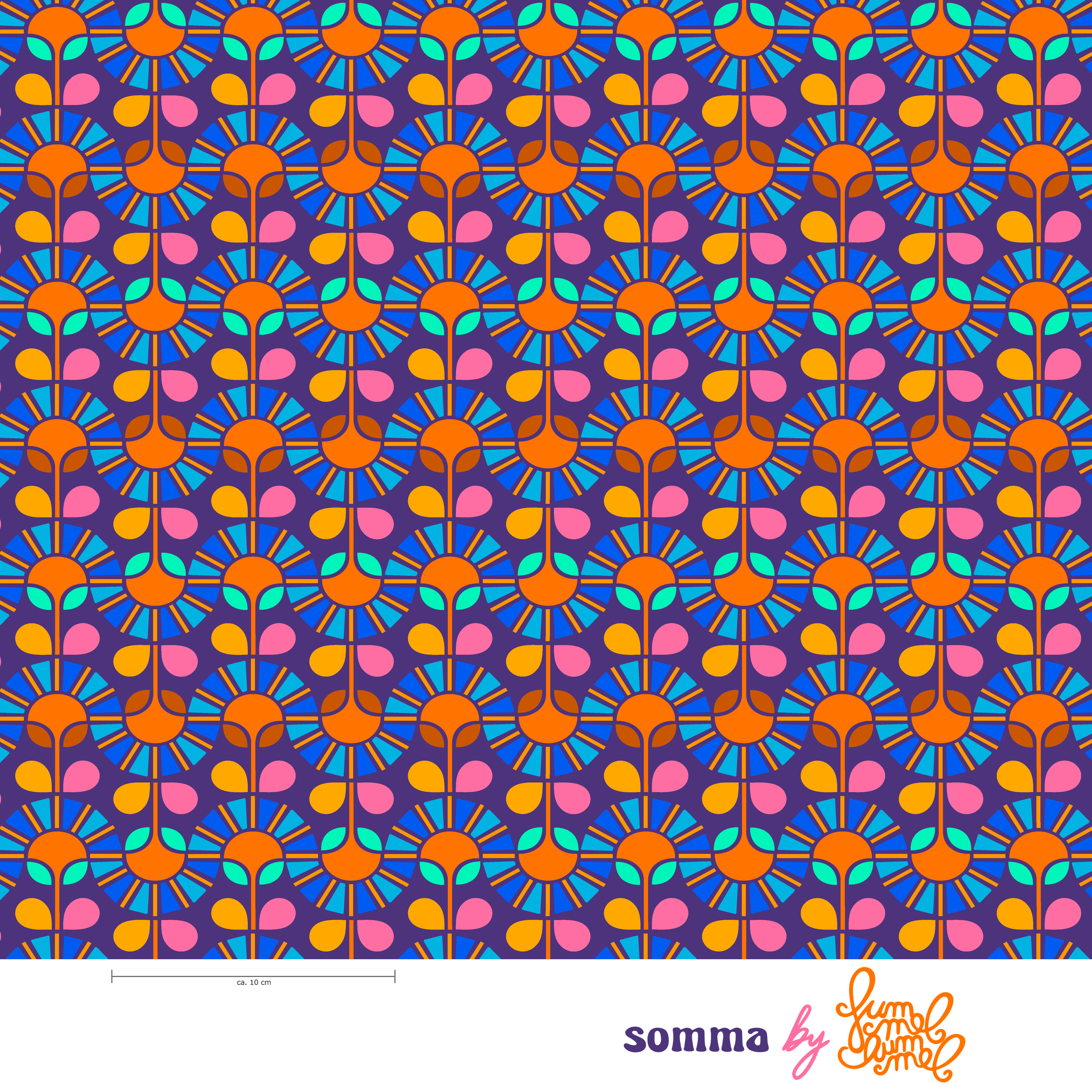 Bio Webware Stoff - Somma - Fummelhummel, Frühling, bunt, Floral & Blumen, 100% Bio-Baumwolle Bio Webware Stoff - Somma - Fummelhummel, Frühling, bunt, Floral & Blumen, 100% Bio-Baumwolle