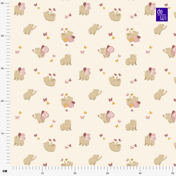 Bio Stoff  -  Butterfly Garden Schmetterbär