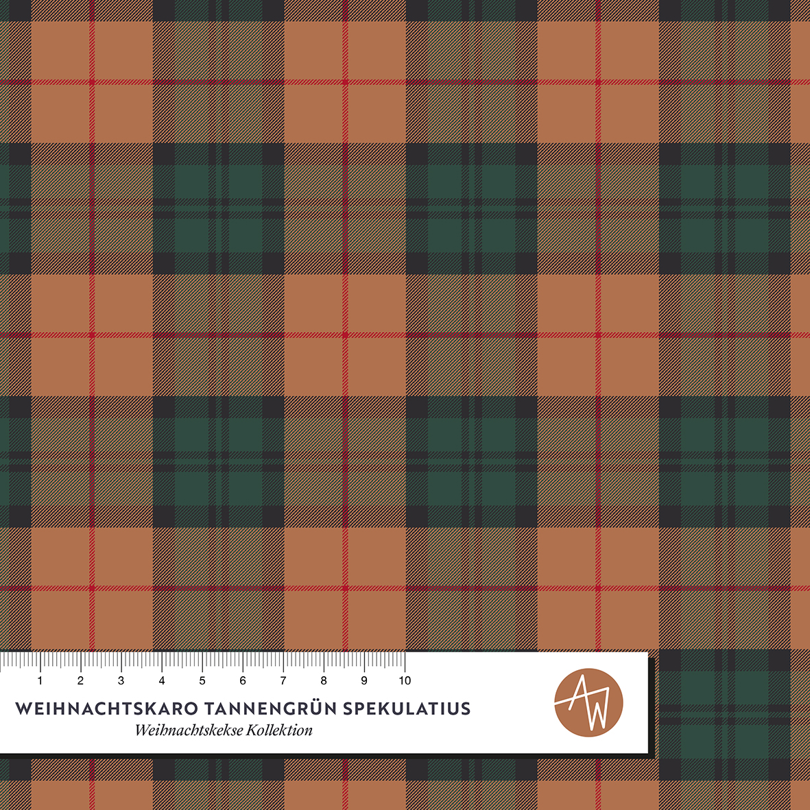 Bio Webware Stoff - Weihnachtskaro Tannengrün Spekulatius - AlexandraWeise, Kariert, Weihnachten, grün, 100% Bio-Baumwolle Bio Webware Stoff - Weihnachtskaro Tannengrün Spekulatius - AlexandraWeise, Kariert, Weihnachten, grün, 100% Bio-Baumwolle