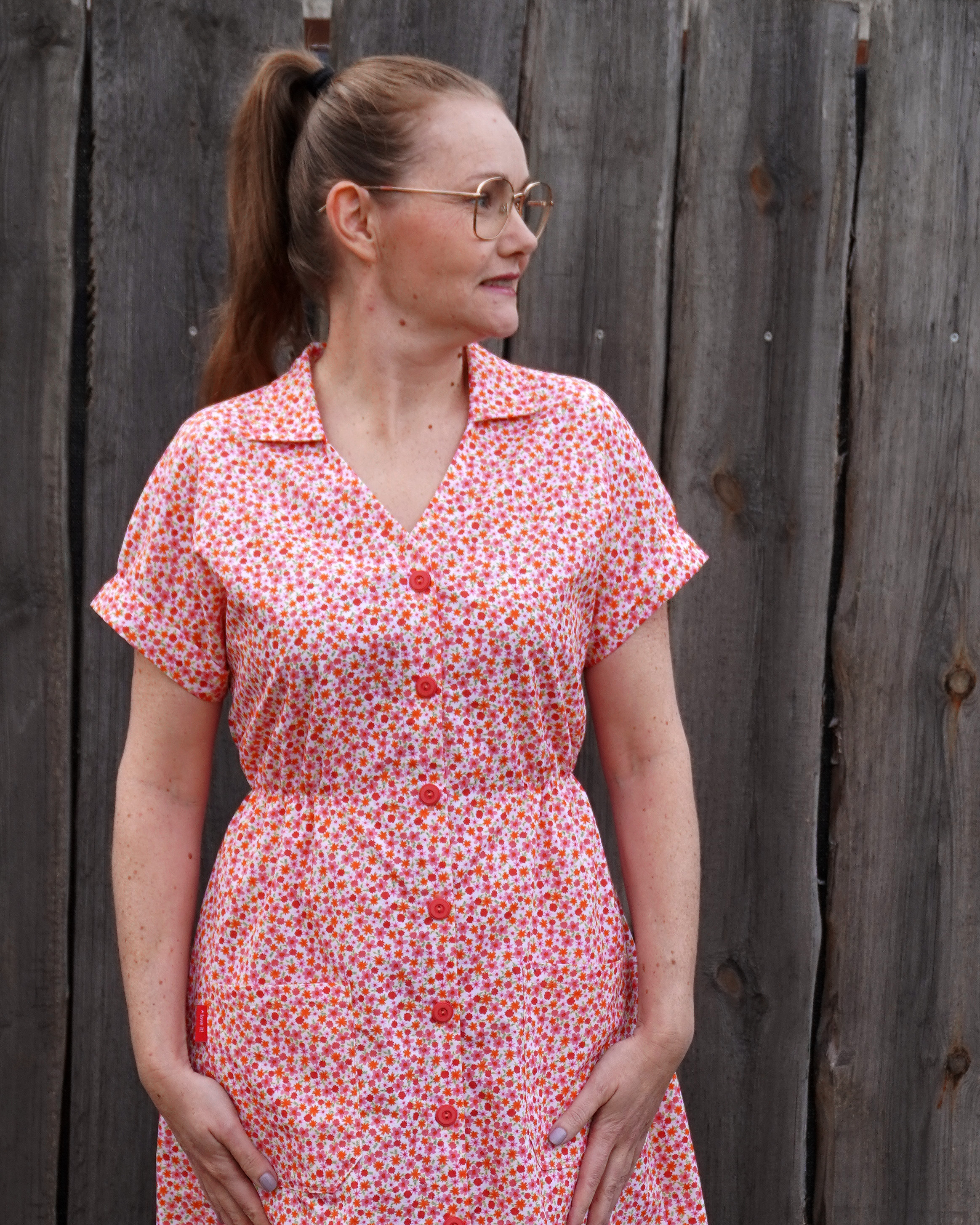 Bio Stoff  - Blumenwiese creme