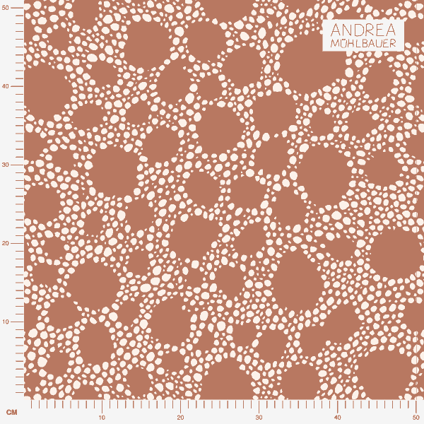 Bio Stoff - Desert Pebbles braun