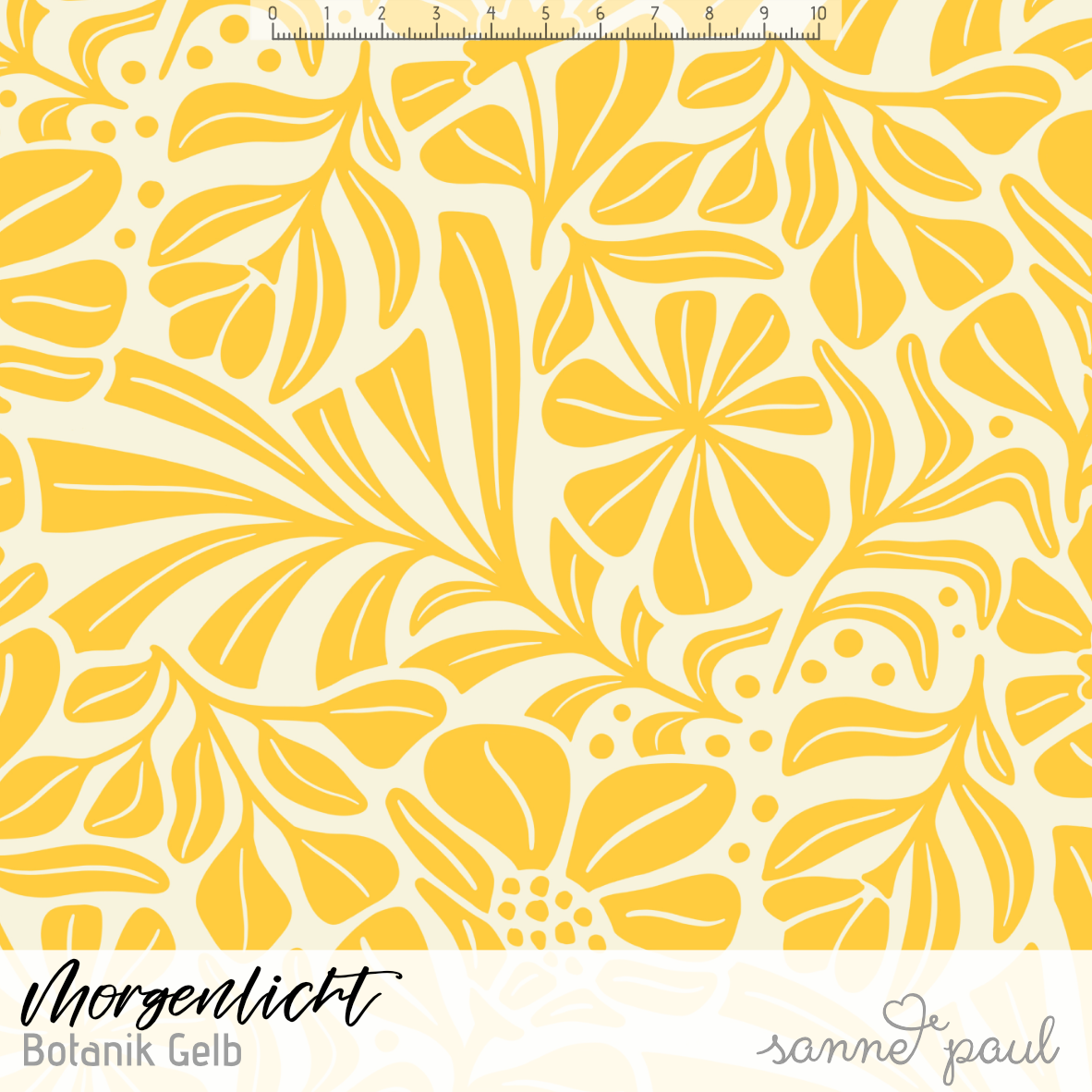 Bio Stoff - Morgenlicht Botanik gelb
